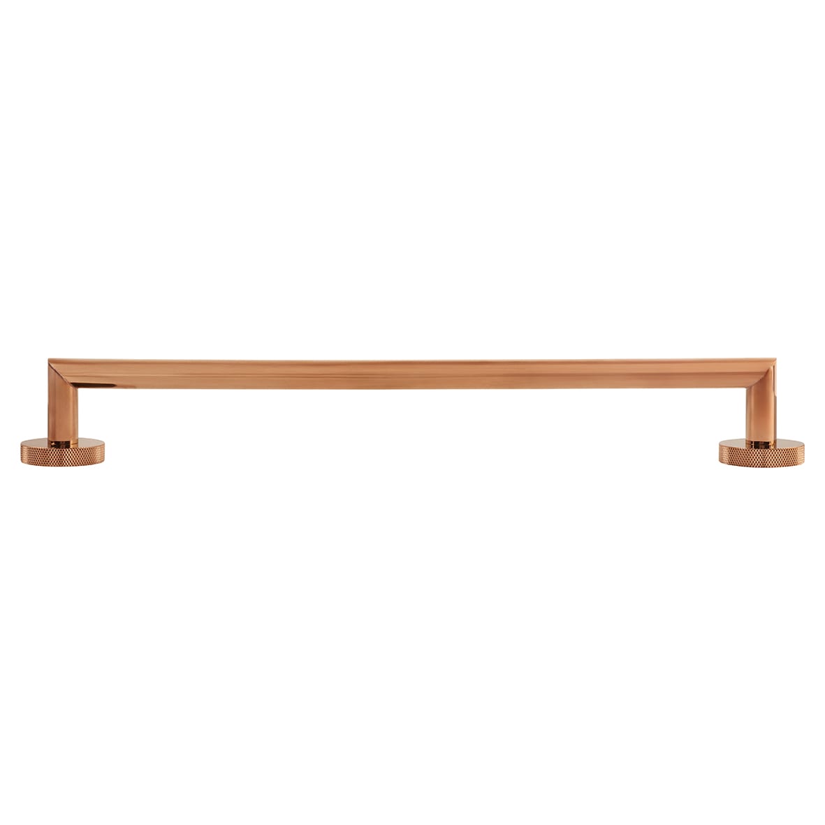 Knurled Towel Rail - 500 x 70 x 57mm - Bronze - view 2