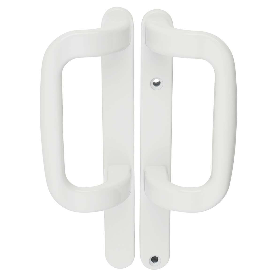 White uPVC Patio Dummy Door Handles - view 2