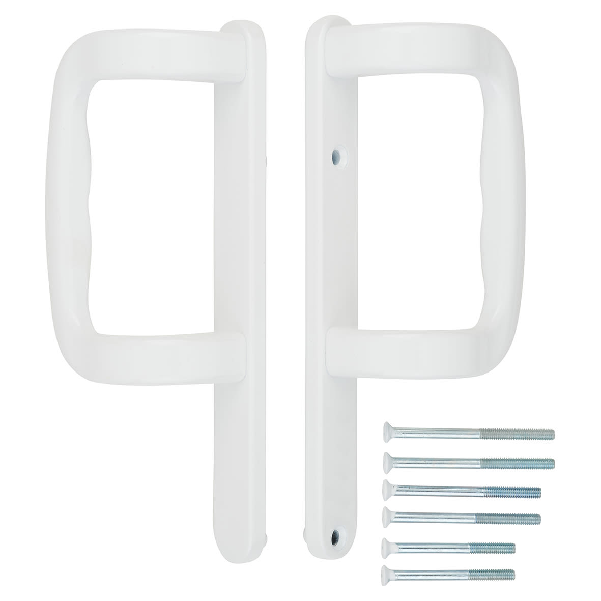 White uPVC Patio Dummy Door Handles - view 6