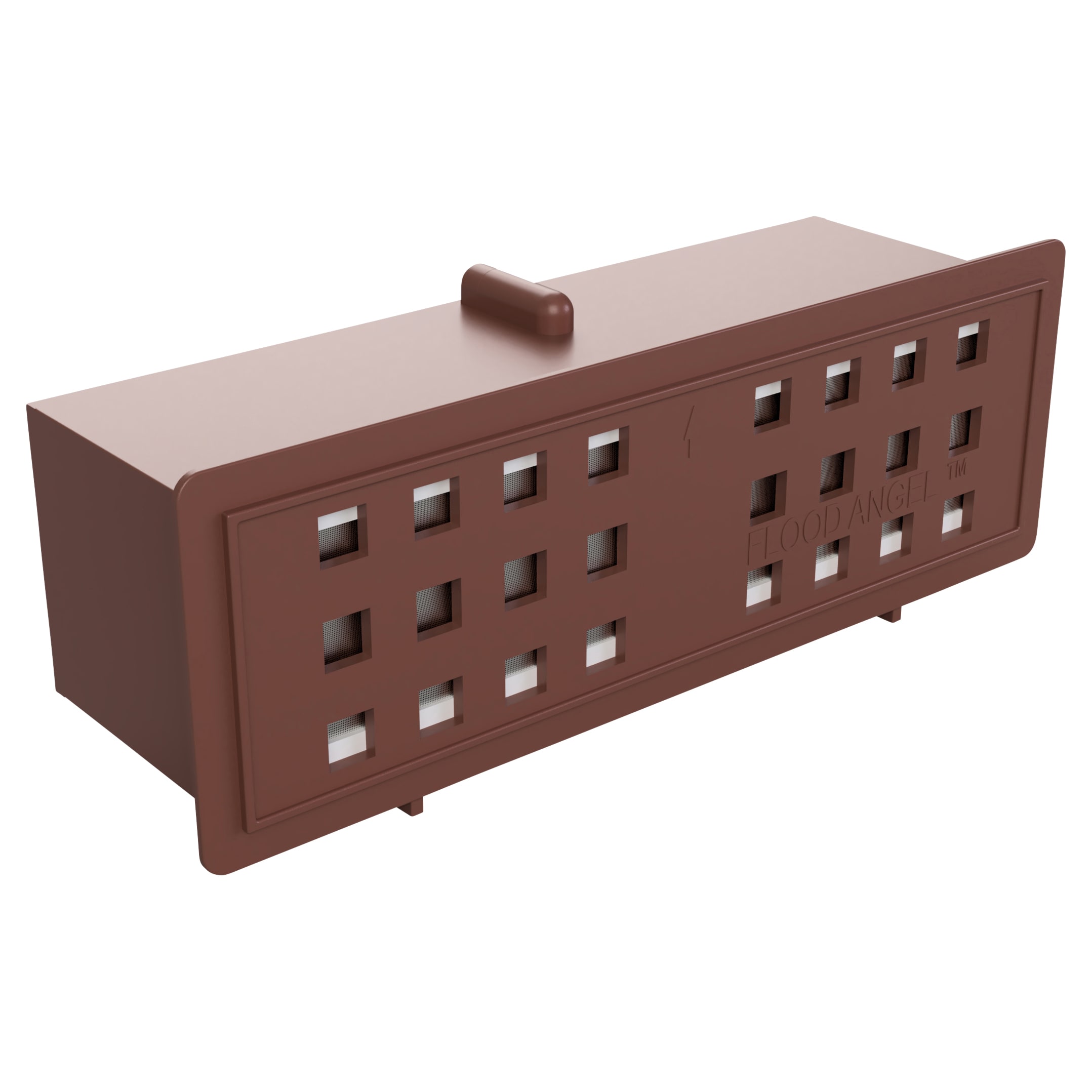 Flood Air Brick - 210 x 81mm - Terracotta - view 2