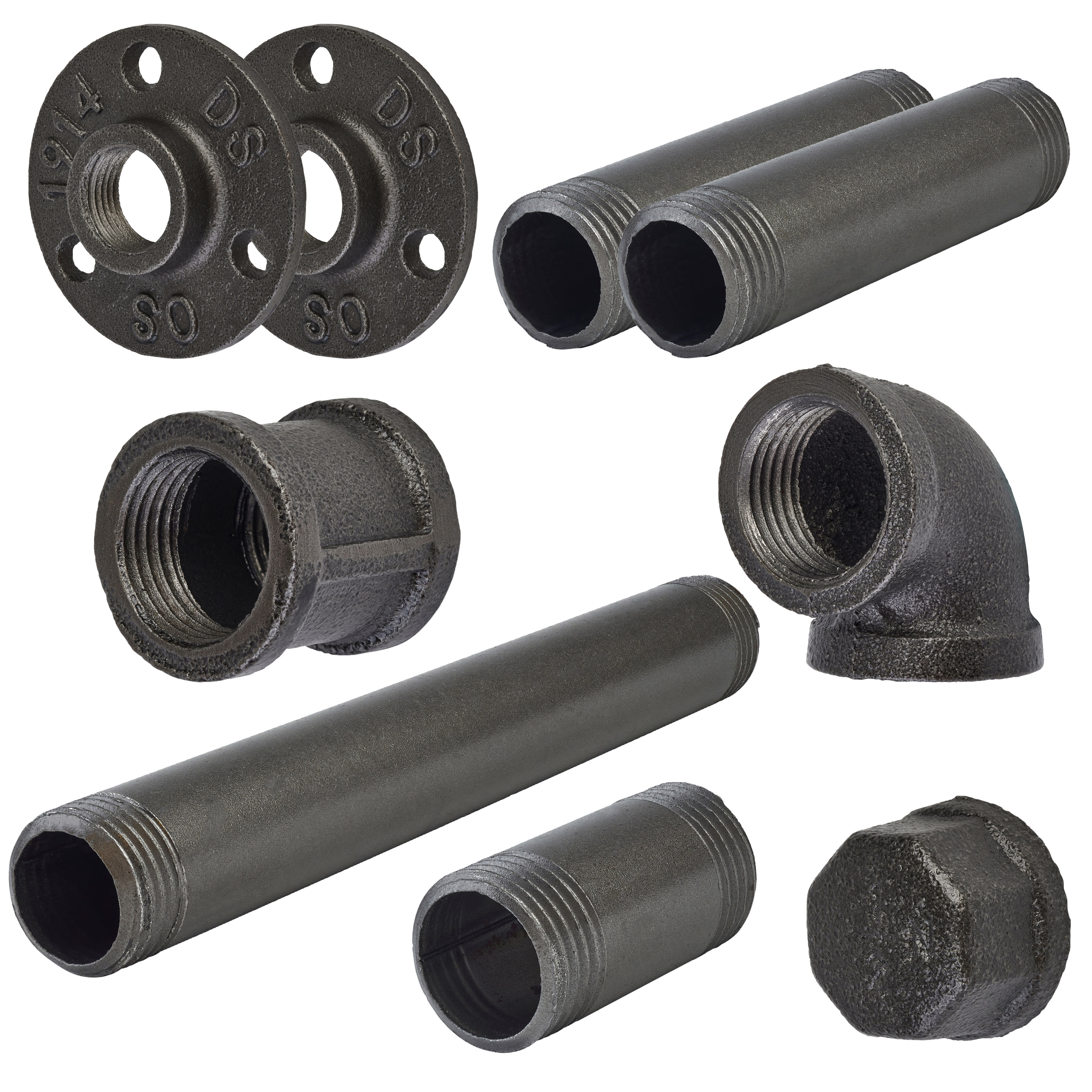 1/2" Pipe Kitchen Roll Holder- Grey - view 3