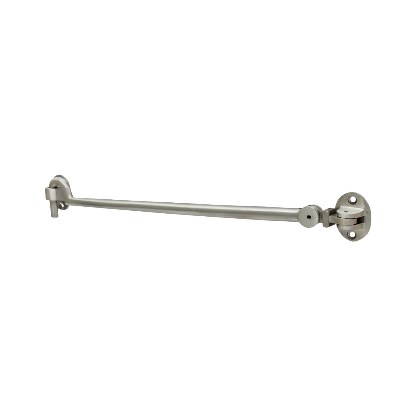 Heavy Duty Cabin Hook & Eye - 300mm Length - Satin Nickel - view 2