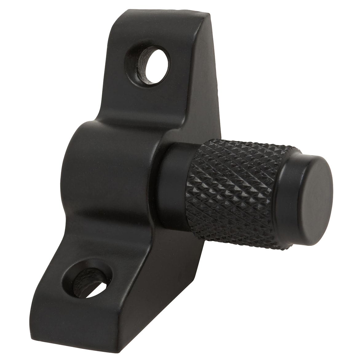 Stair Rod with Knurled Finials - 900mm Length - Matt Black - view 4