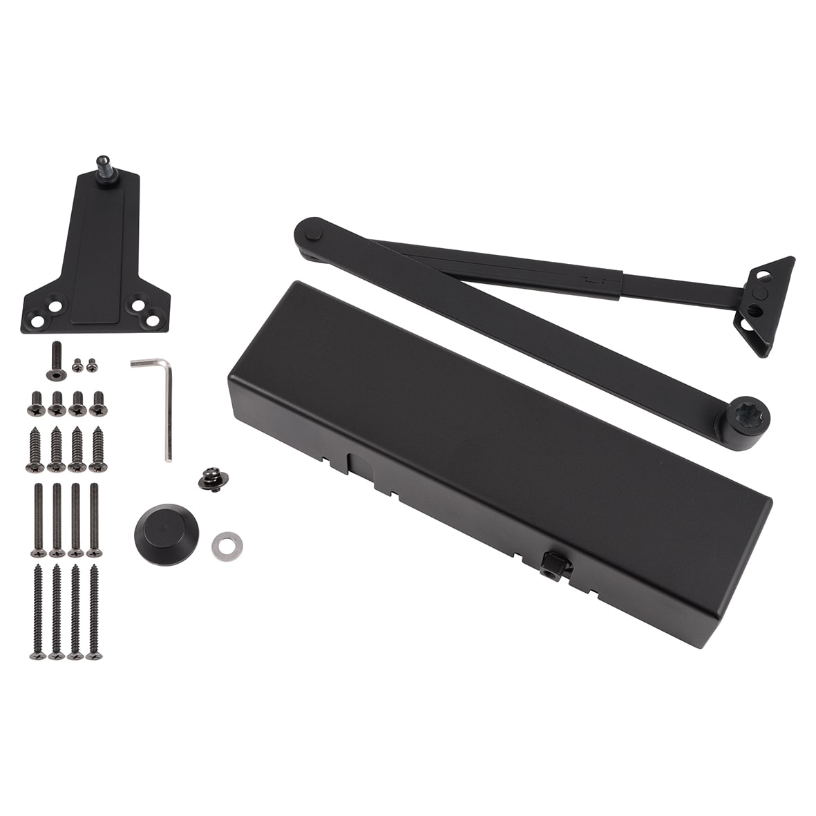 103 Series Overhead Fire Door Closer - Power Size 3-6 - Push/Pull Mounting - Black - view 2