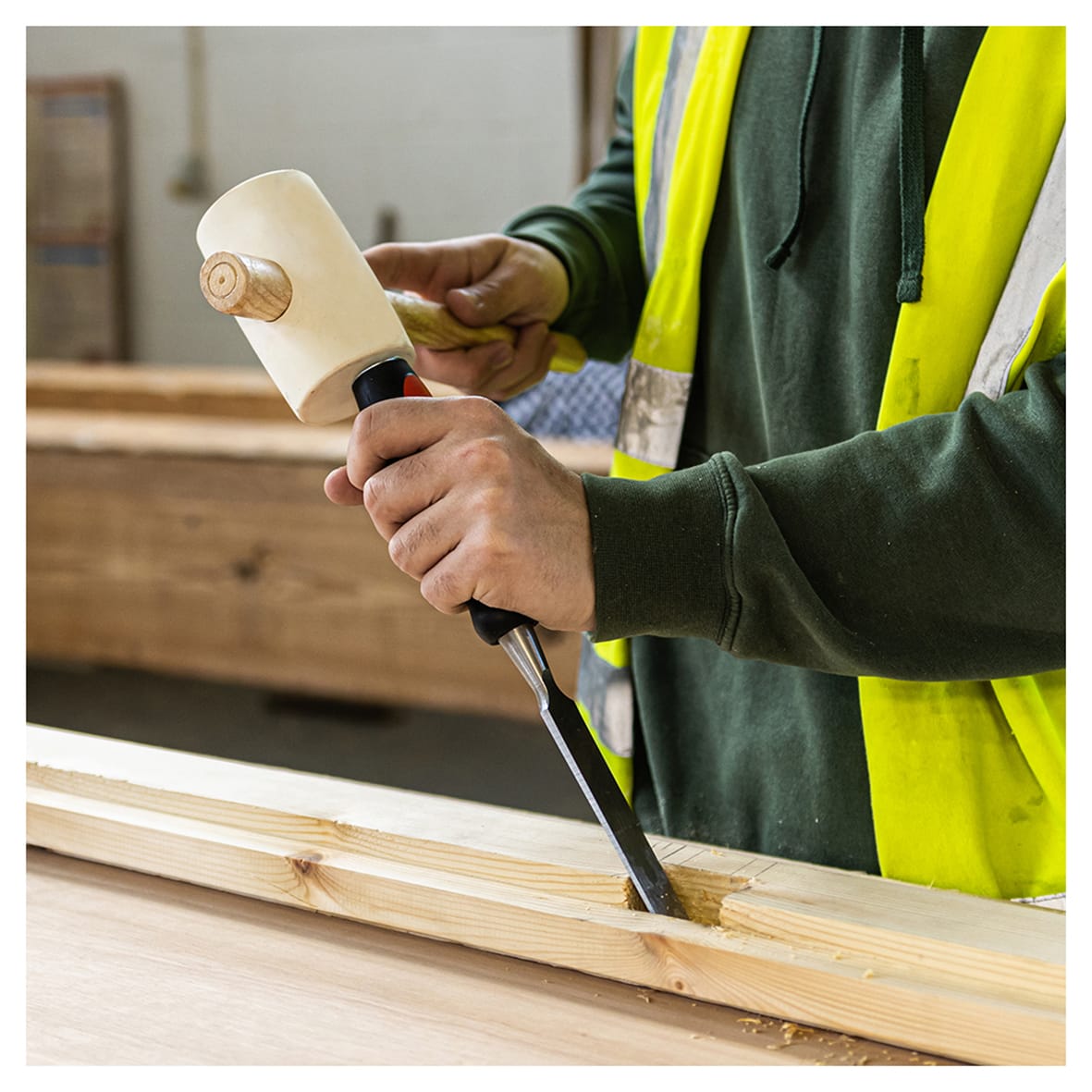 Rubber Mallet - 24oz - White - view 3