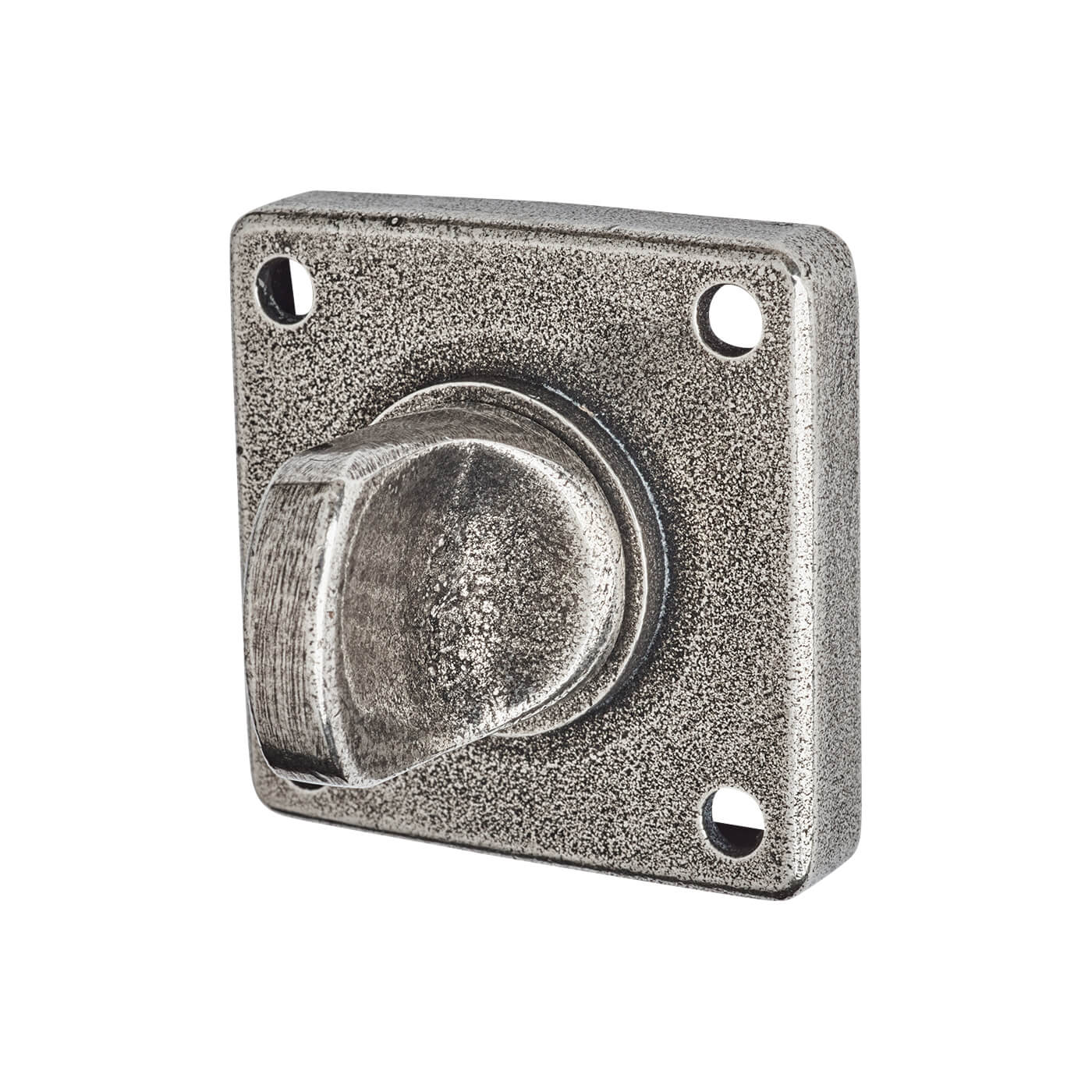 Jesmond Bathroom Door Turn & Release Set - 50mm Diameter - Pewter - view 3