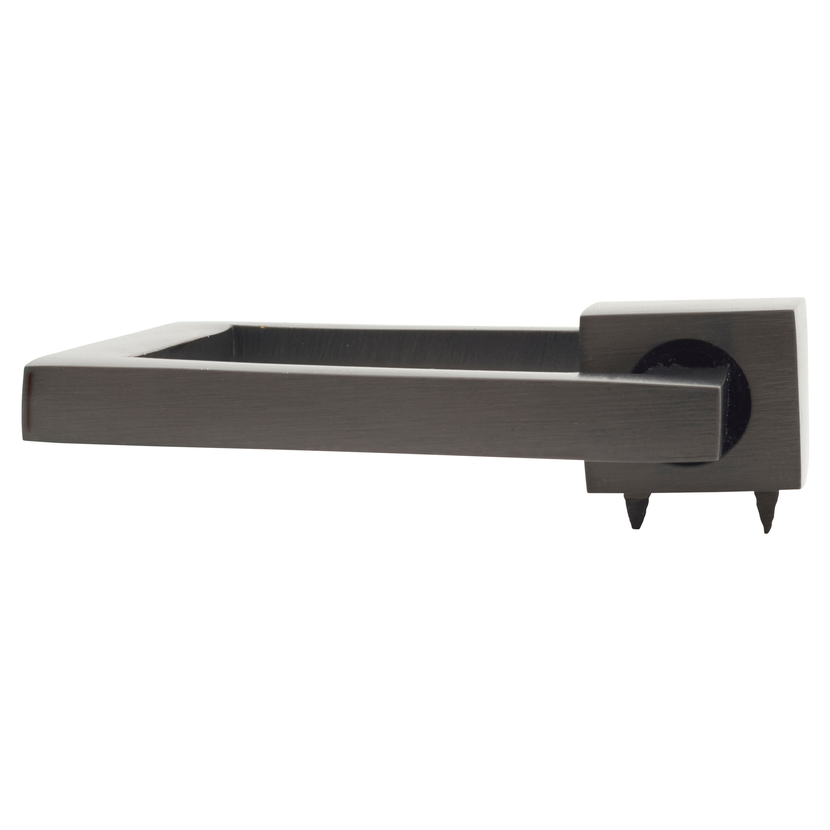 Marcus Square Ring Cabinet Drop Handle - 50 x 55mm - Matt Bronze - view 2