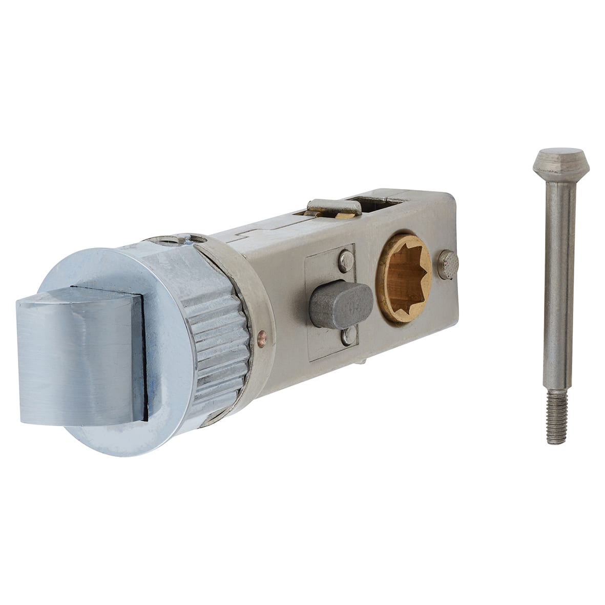 Quick Latch Privacy Tubular Latch - 71mm Case - 57mm Backset - Polished Chrome - view 2