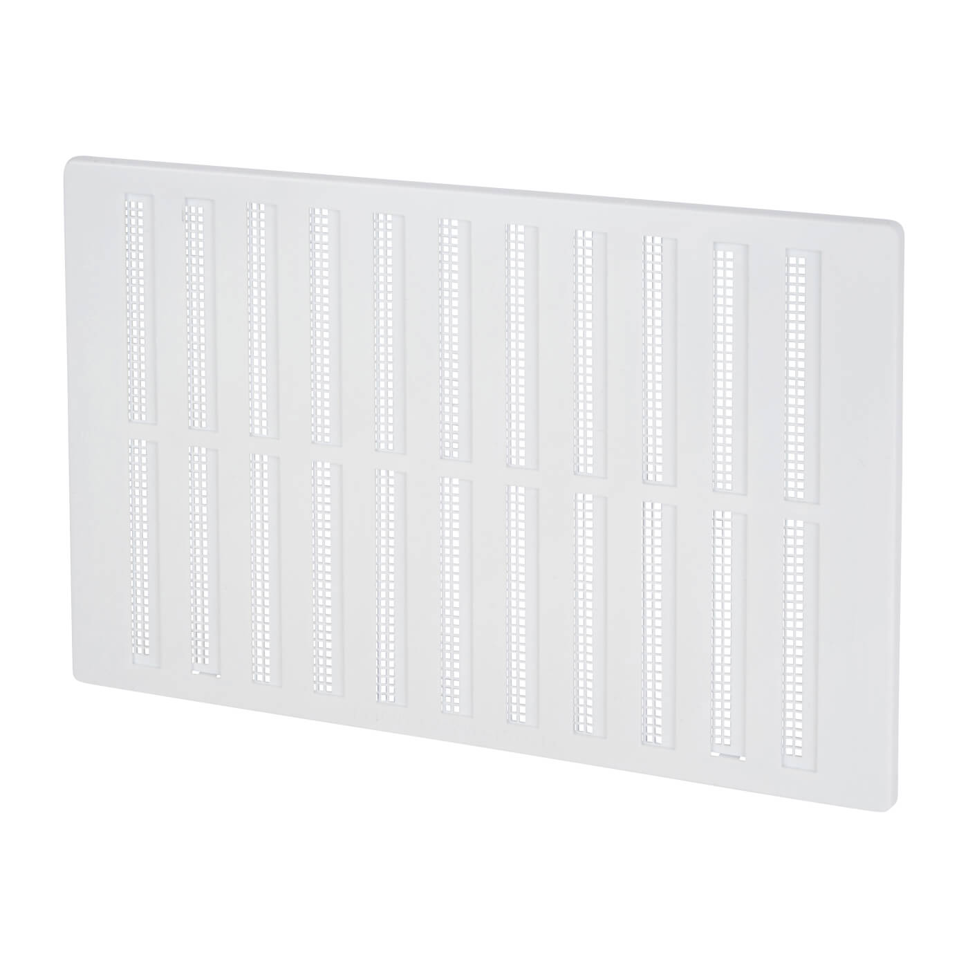Hit & Miss Vent - 271 x 171mm - 8600mm² Free Air Flow - White Plastic - view 2