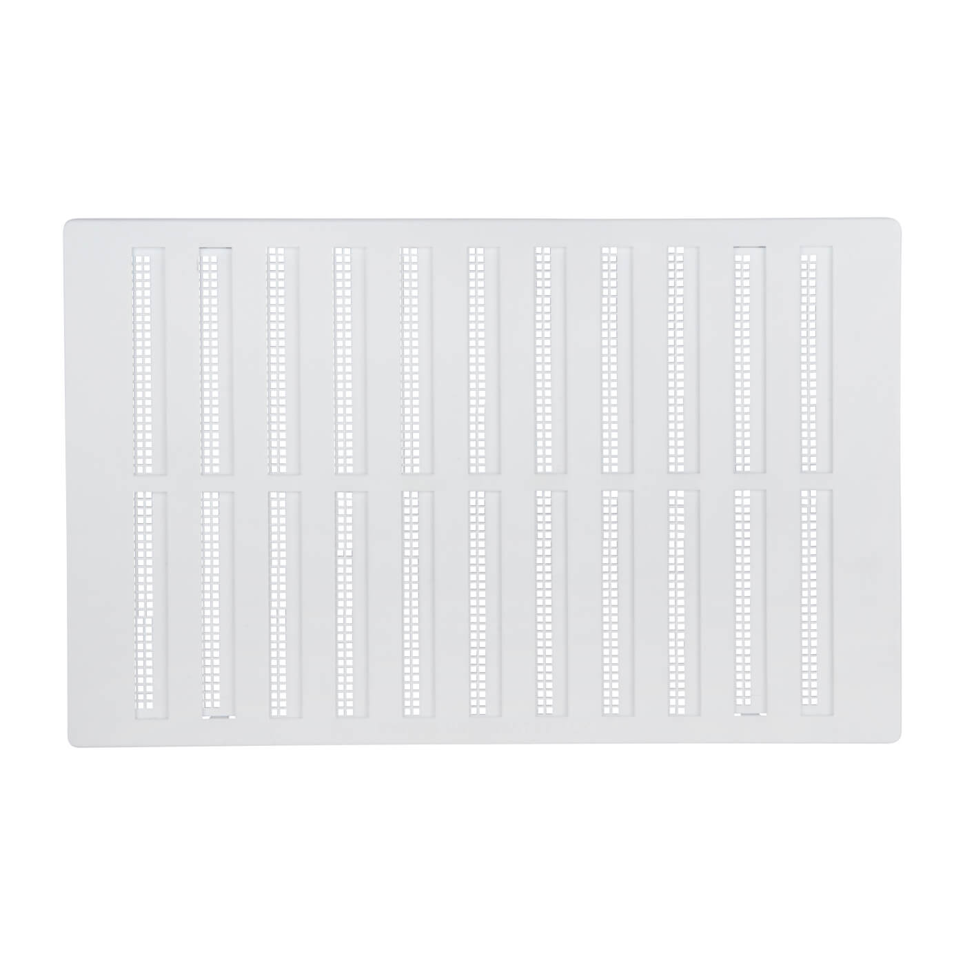 Hit & Miss Vent - 271 x 171mm - 8600mm² Free Air Flow - White Plastic - view 3