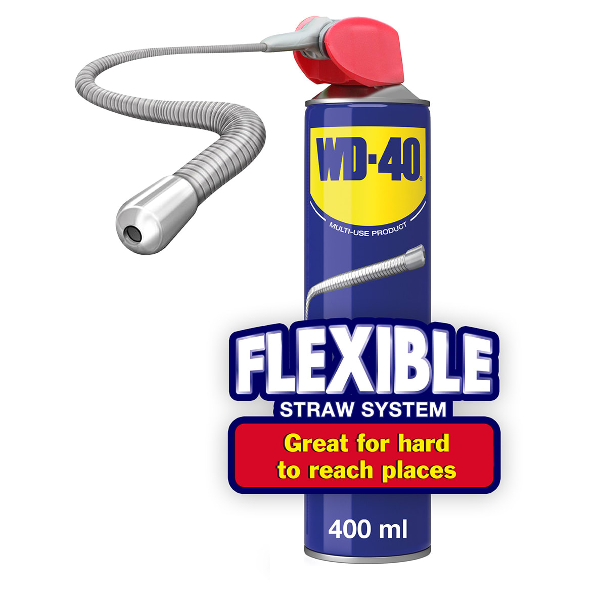 WD-40 EZ-Reach Flexible Straw Multi Use Can - 400ml - view 6