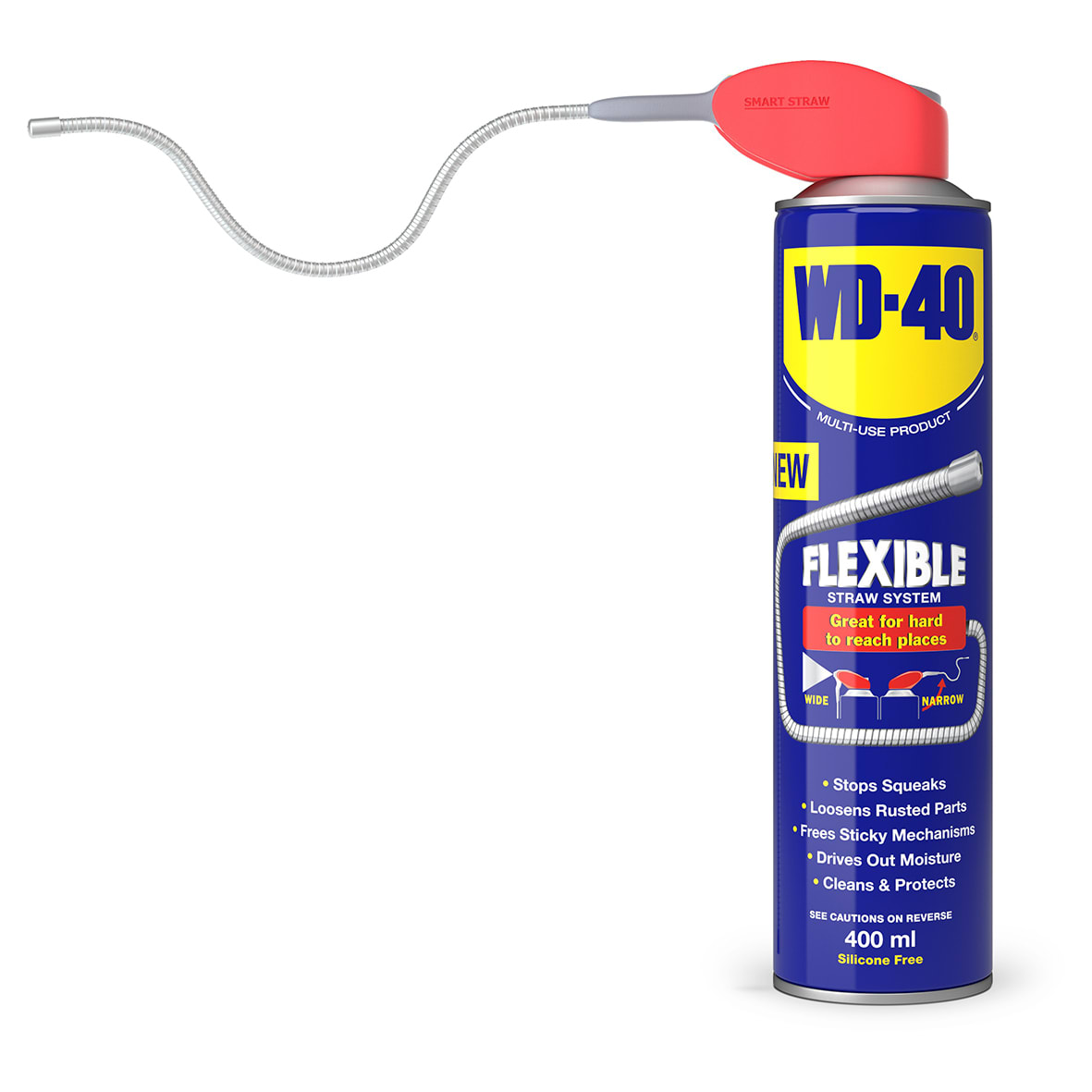WD-40 EZ-Reach Flexible Straw Multi Use Can - 400ml - view 7