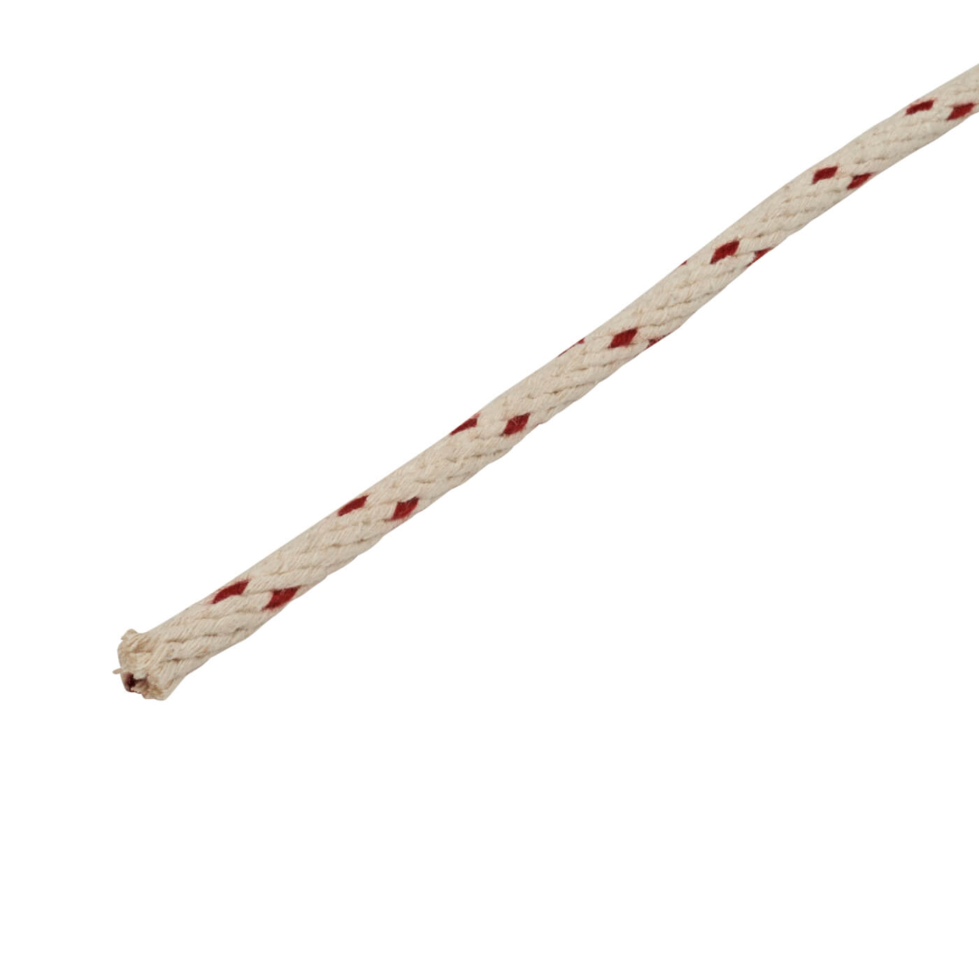 No.8 Red Spot Superbraid Cotton Sash Window Cord - 6.5mm Diameter - 100m Coil - view 3