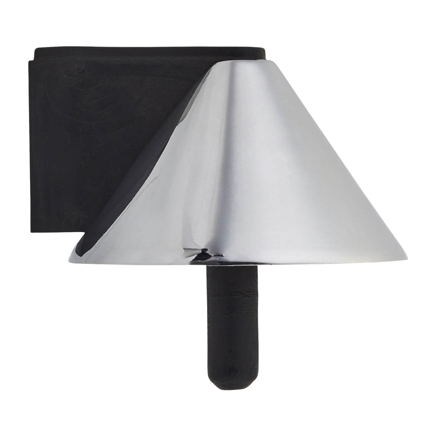 Designer Conical Floor Door Stop - 40 x 32mm - Polished Chrome - view 3
