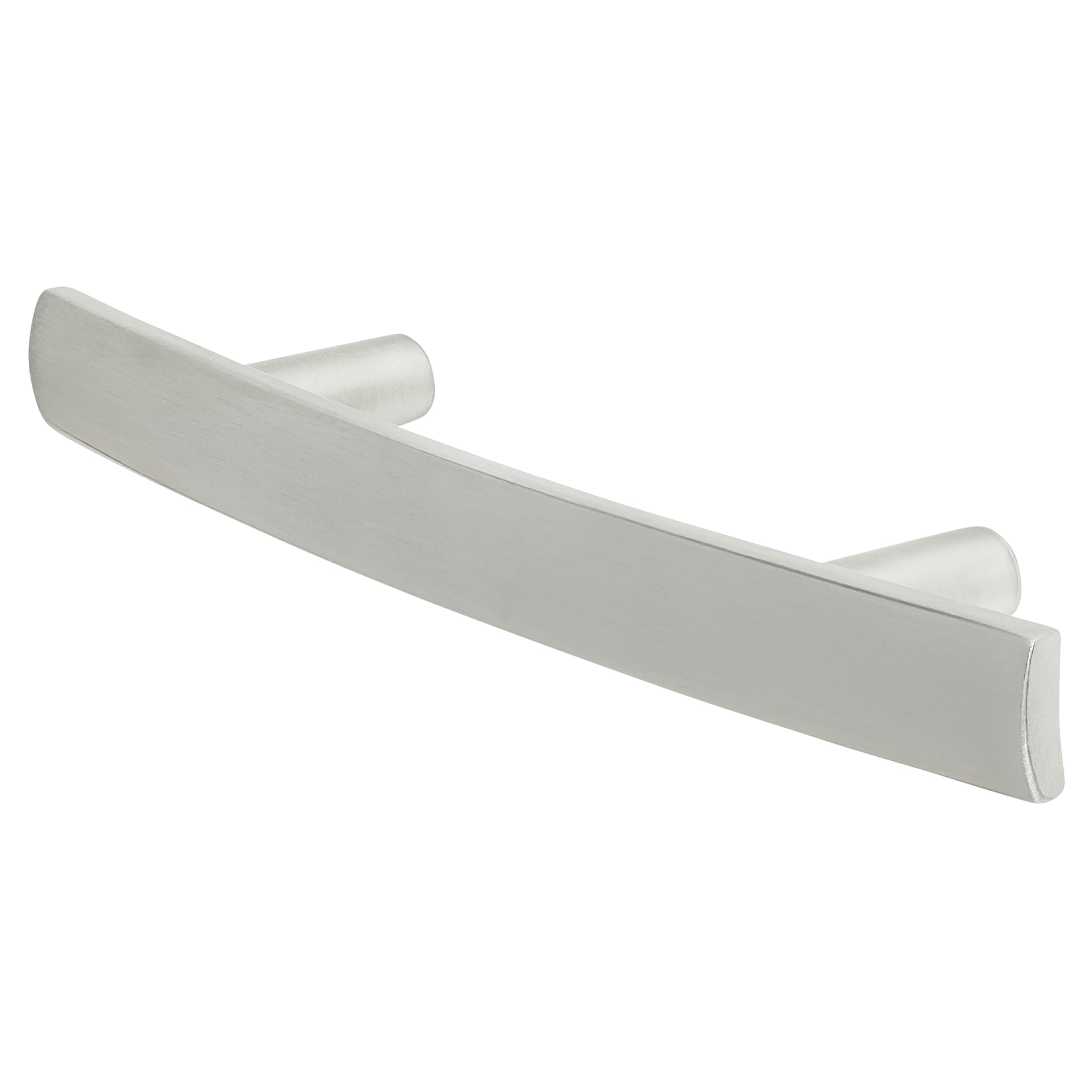 14mm Curved T-Bar Cabinet Pull Handle - 76mm Centres - Satin Chrome - view 4