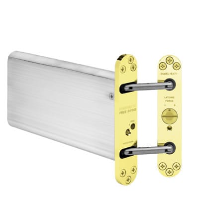 Powermatic R100 Hydraulic Concealed Jamb Fire Door Closer - Power Size 3 - Polished Brass - view 2