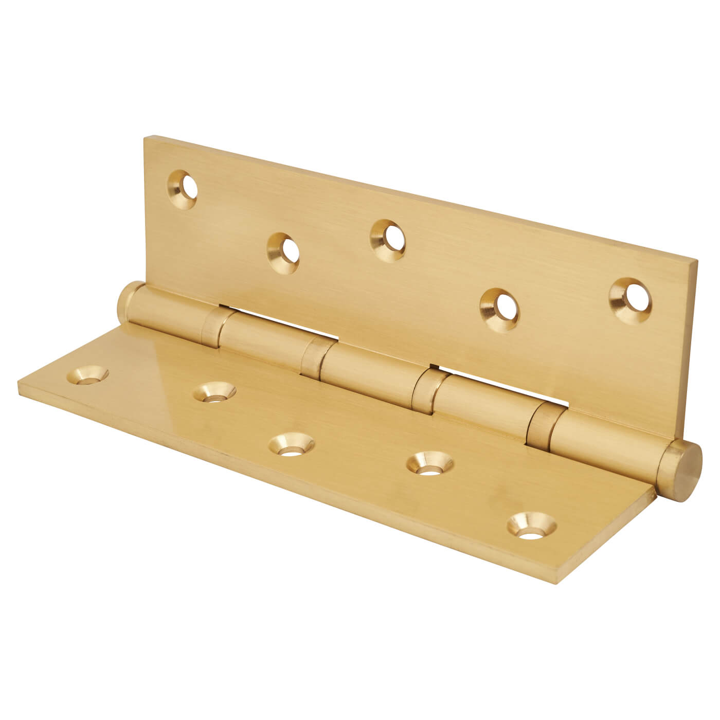 Performance Ball Bearing Butt Door Hinge - 152 x 89 x 4mm - Satin Brass - Pair - view 3