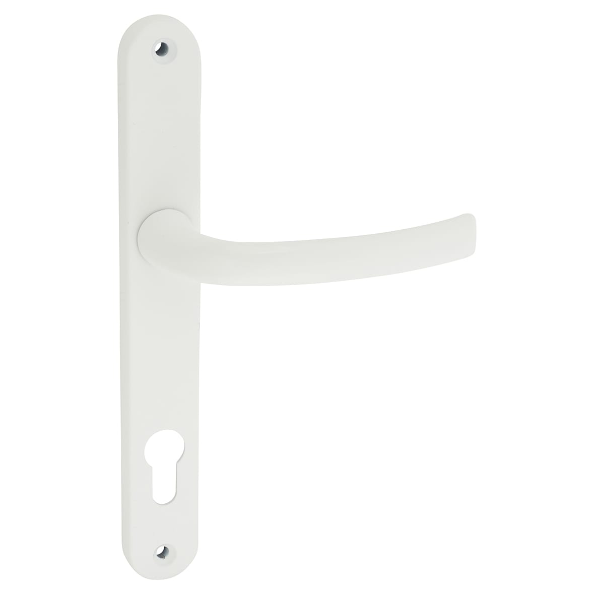 White uPVC Multipoint Door Handles - 92mm c/c - 44mm door - view 2
