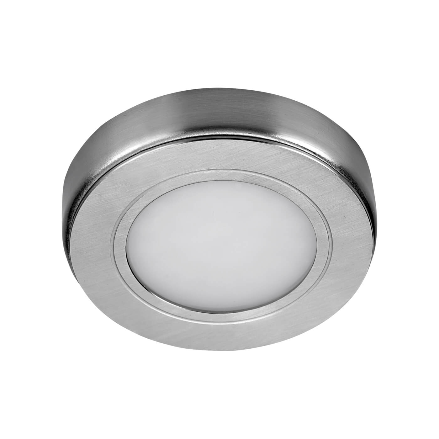 Hype 1.65W LED Round Cabinet Downlight - 3000K/4000K/5000K CCT - Stainless Steel - view 2