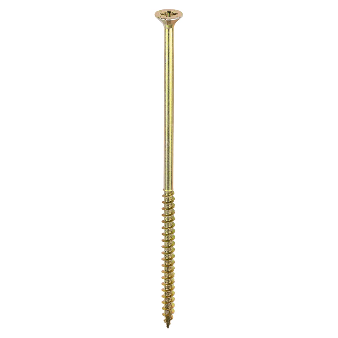 Velocity Pozi Countersunk Wood Screws - 6.0 x 150mm - Yellow Zinc - Pack of 100 - view 3