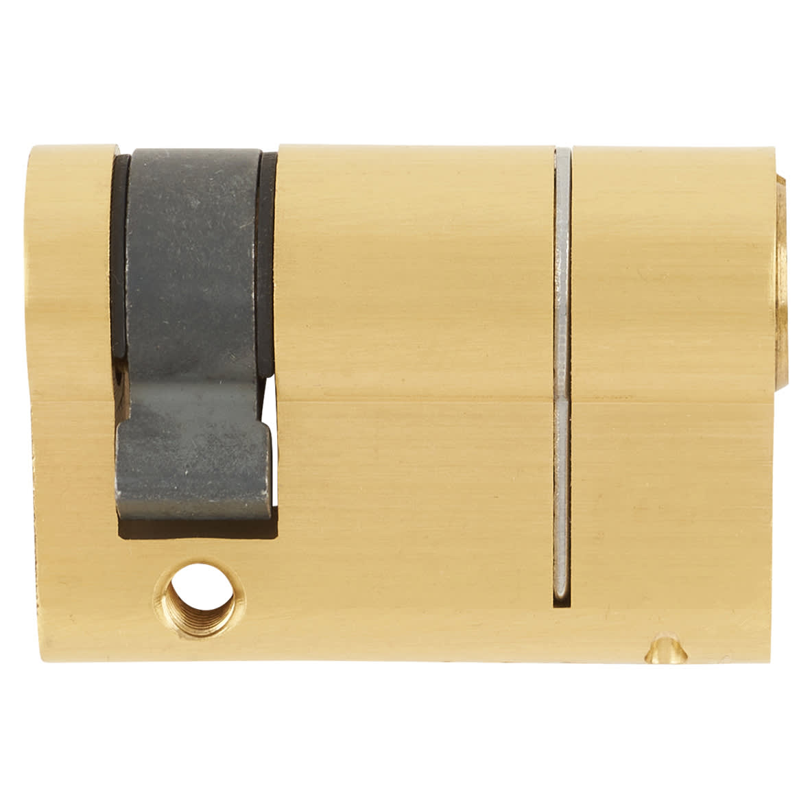 1 Star 6 Pin 46mm Euro Single Cylinder - 36 + 10mm - Satin Brass - Keyed to Differ - view 2