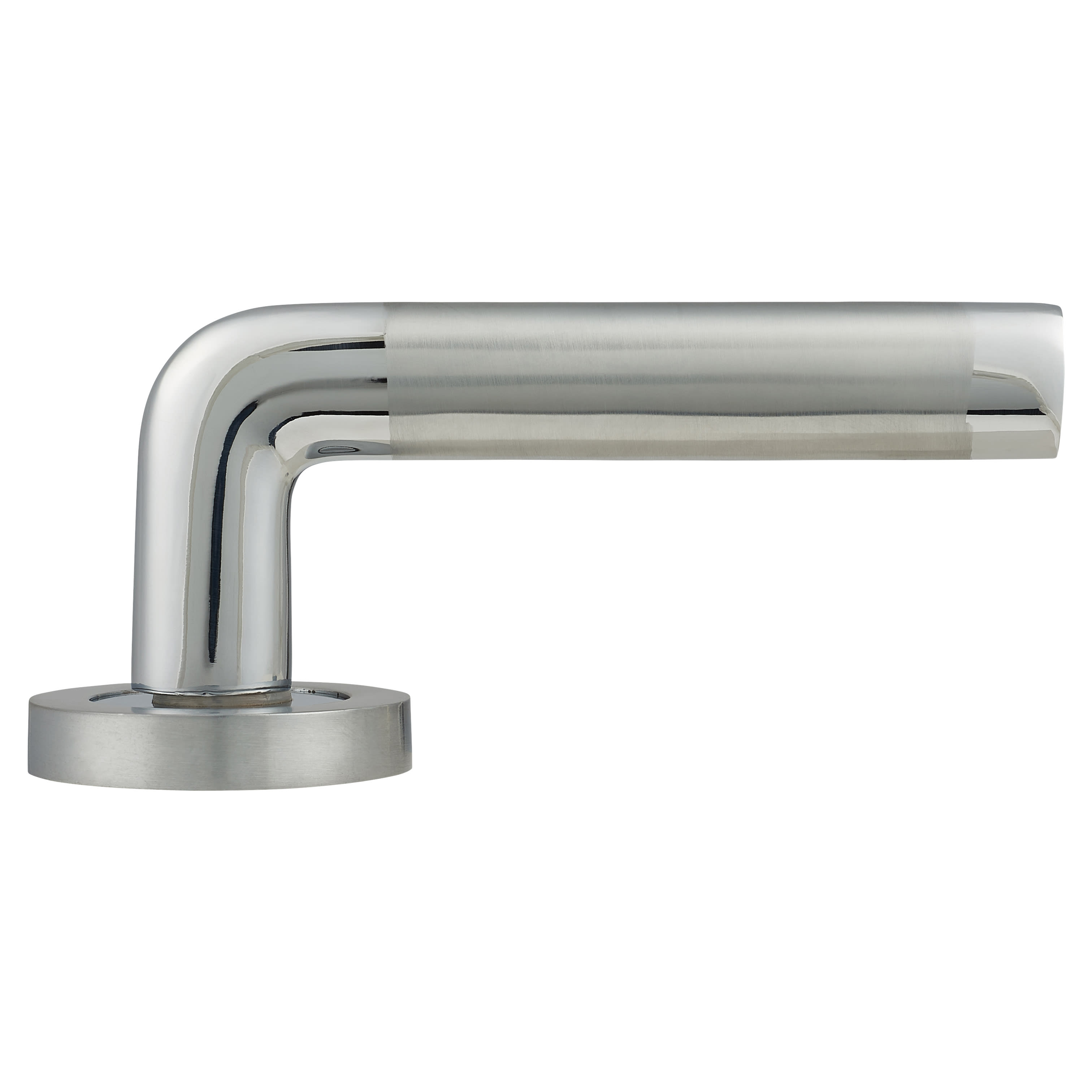 Polished/Satin Chrome Latch Door Handles on Rose Pack - Belmonte Range - view 5