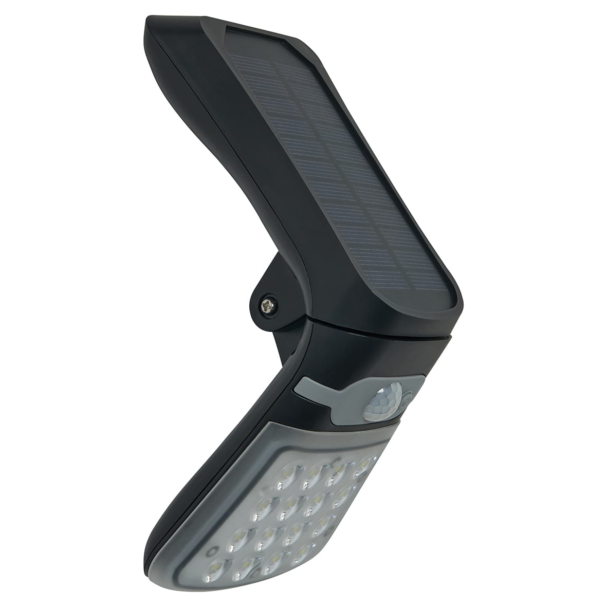 Forum Zink Blackhall 2.5W LED Solar Security Floodlight with MW & Photocell - IP44 - 6500K - Black - view 6