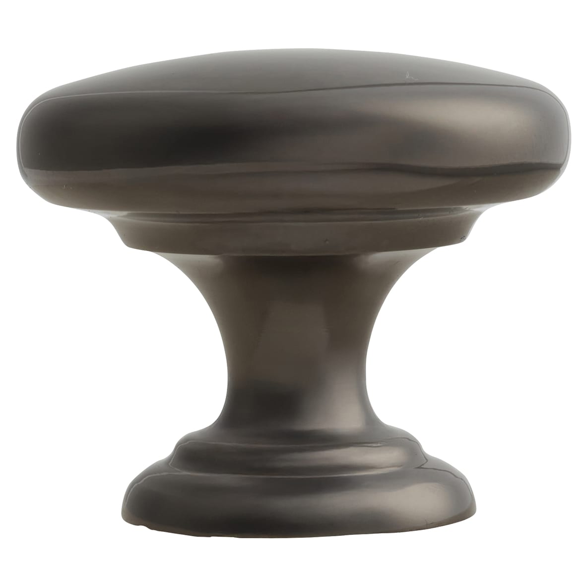 Crofts & Assinder Monmouth Round Cabinet Knob - 38mm Diameter - Black Nickel - view 3