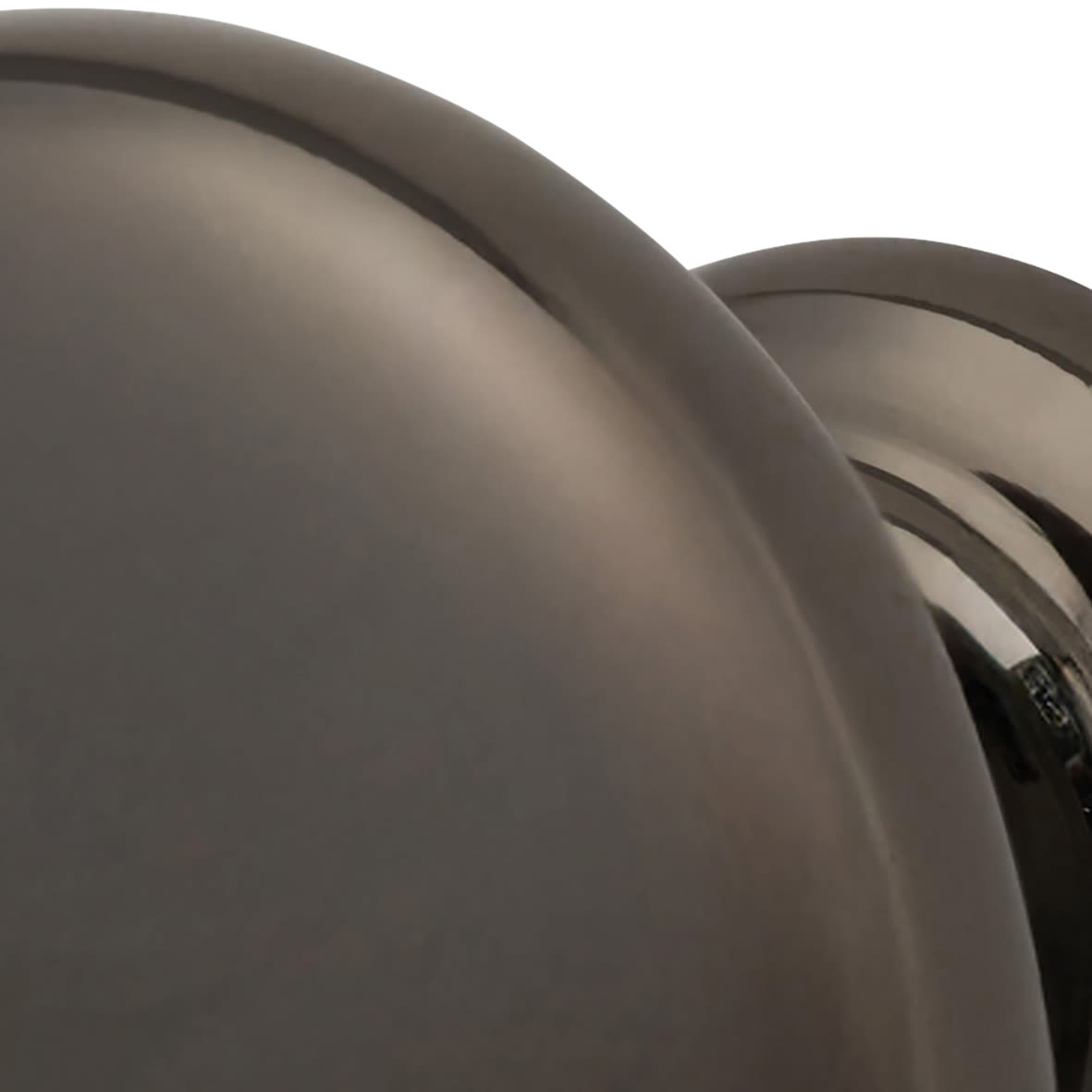Crofts & Assinder Monmouth Round Cabinet Knob - 38mm Diameter - Black Nickel - view 6