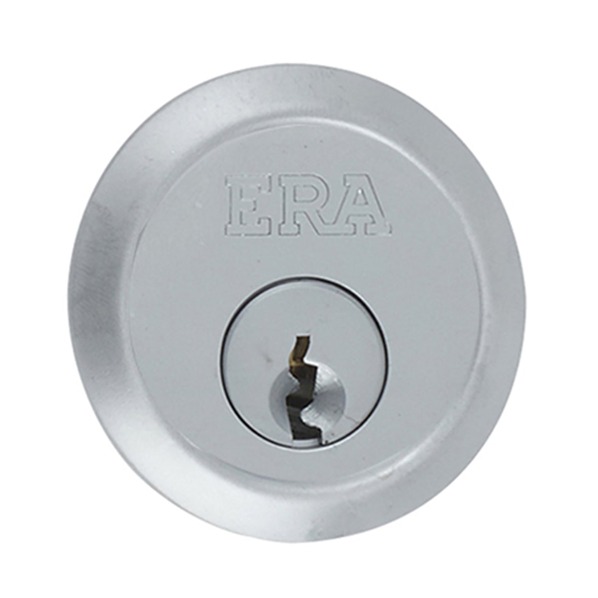 5 Pin Replacement Rim Cylinder - Satin Chrome - Keyed to Differ - view 4