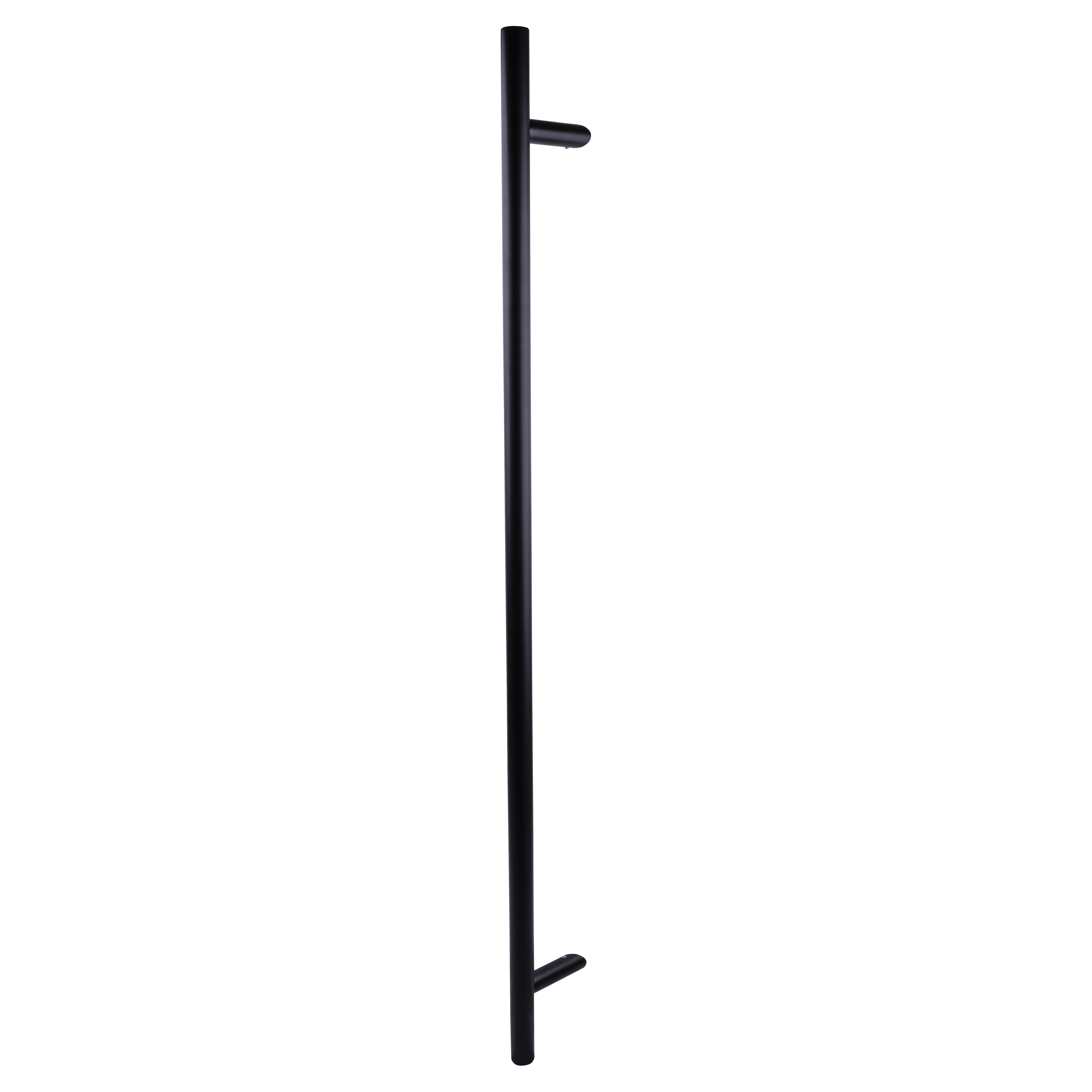 Matt Black 30mm Guardsman T-Bar Door Pull Handle - Bolt Fix - 1000mm Centres - view 2