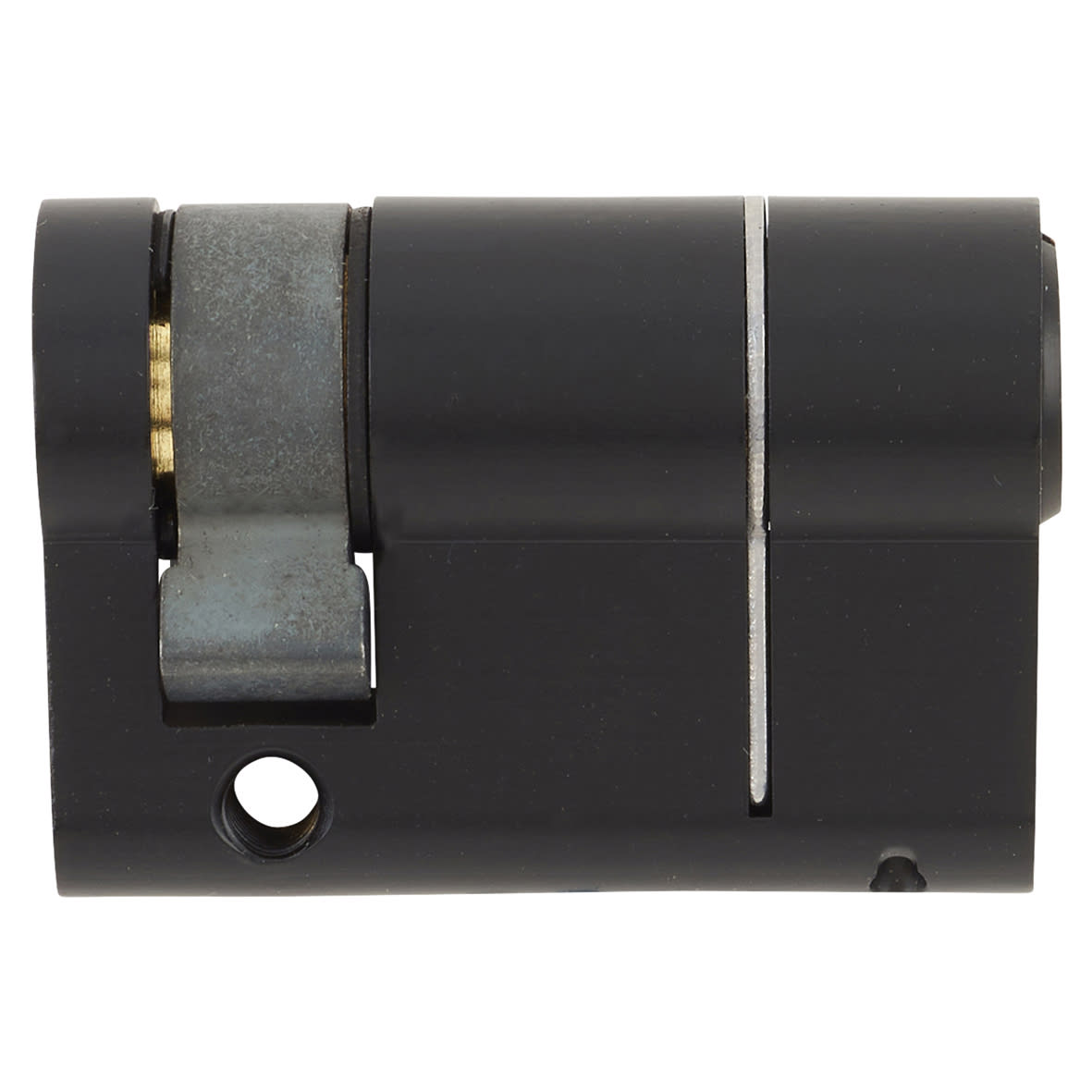 1 Star 6 Pin 46mm Euro Single Cylinder - 36 + 10mm - Matt Black - Keyed to Differ - view 2