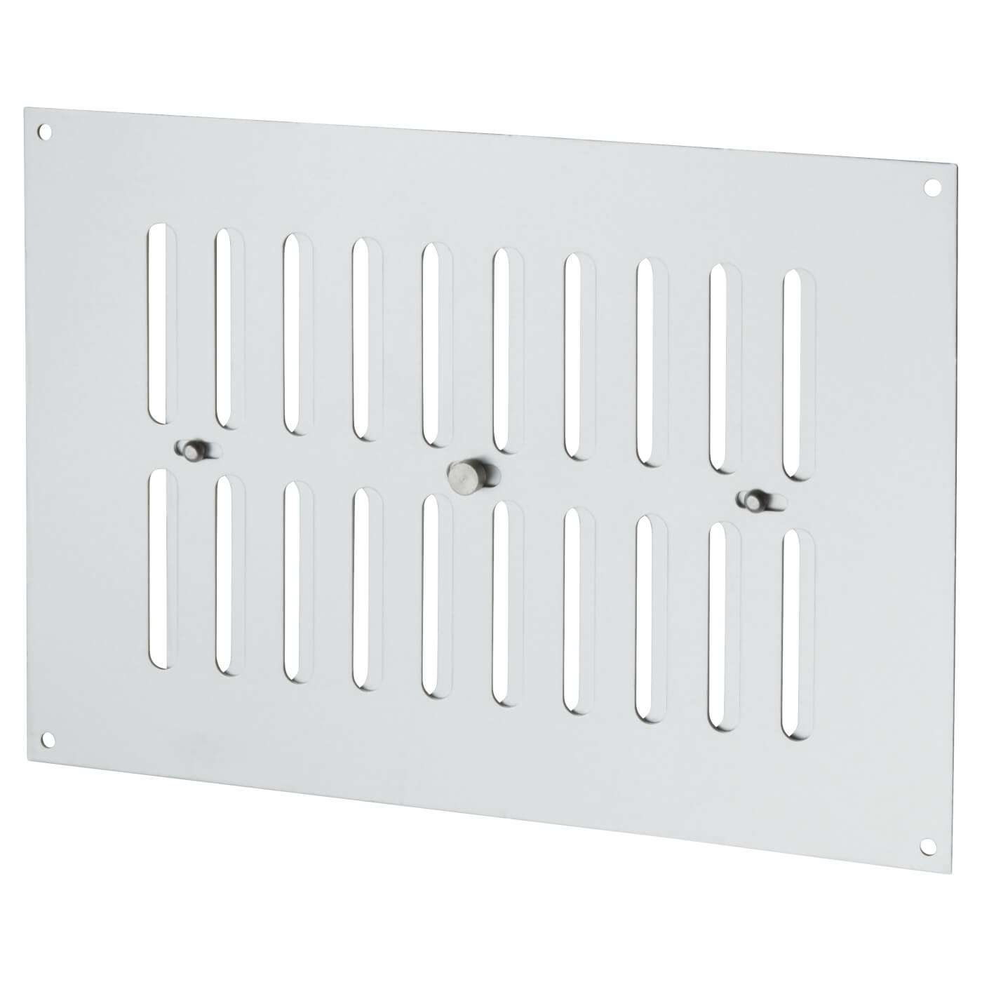 Hit & Miss Vent - 242 x 165mm - Satin Aluminium - view 2
