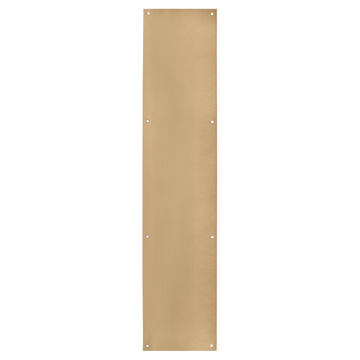 Solid Brass Kick Plate / Finger Plate - Made to Measure - 1.2mm - Polished - view 3