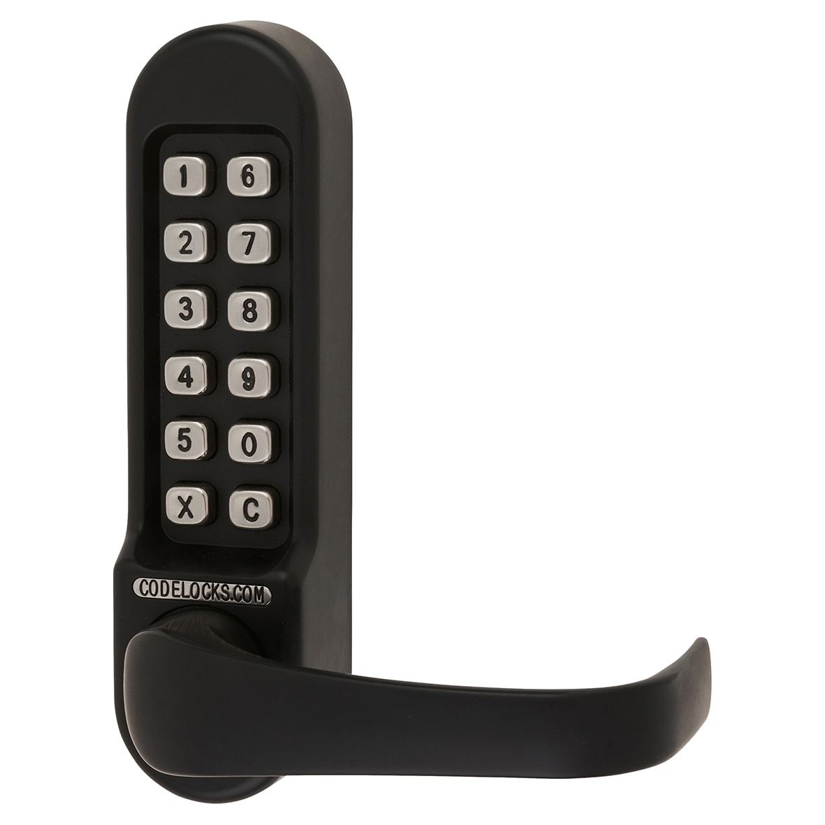 External Marine Grade Push Button Code Lock and Latch - Black - view 2