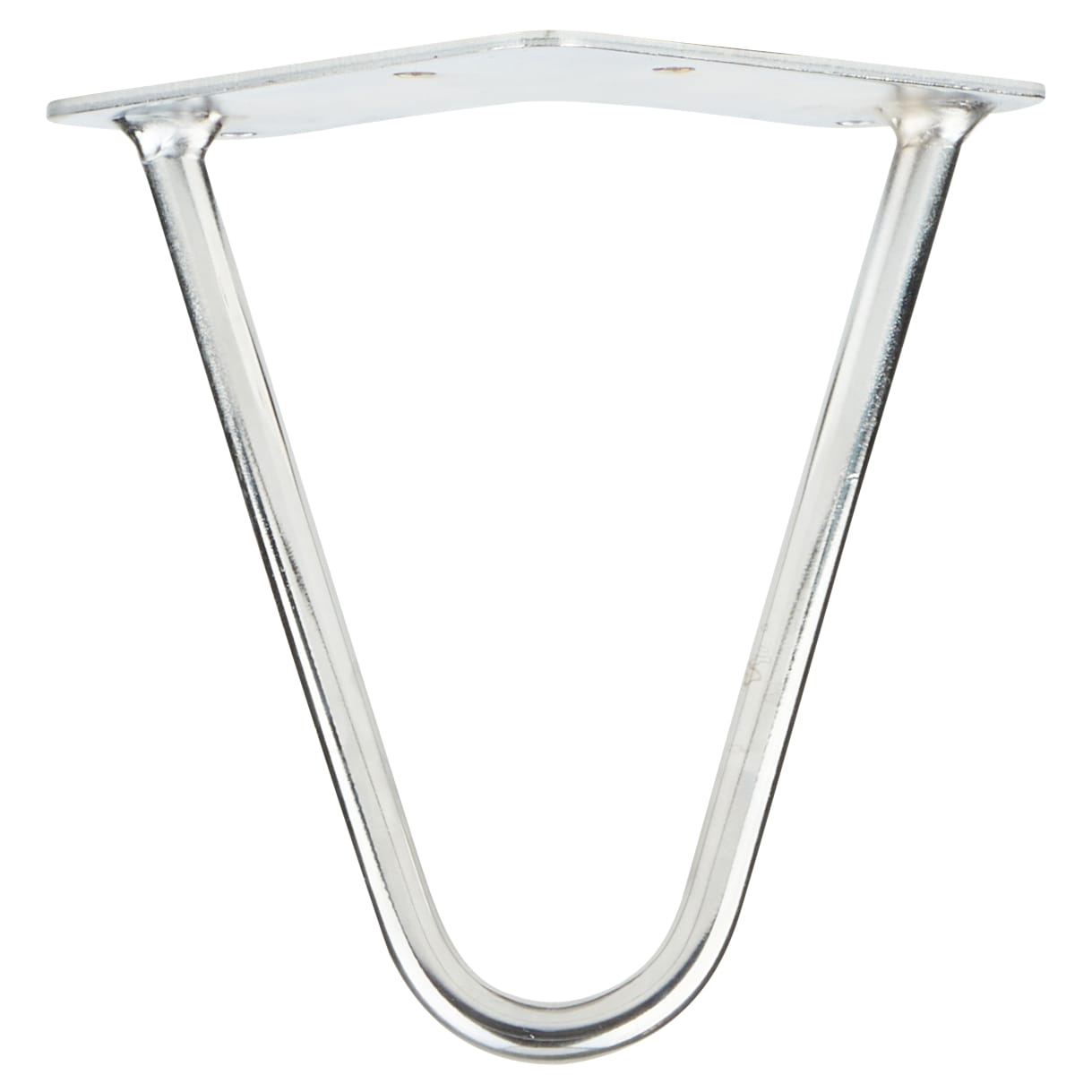 Hairpin Leg - 2 Pin - 150mm Height - Chrome - Pair - view 2