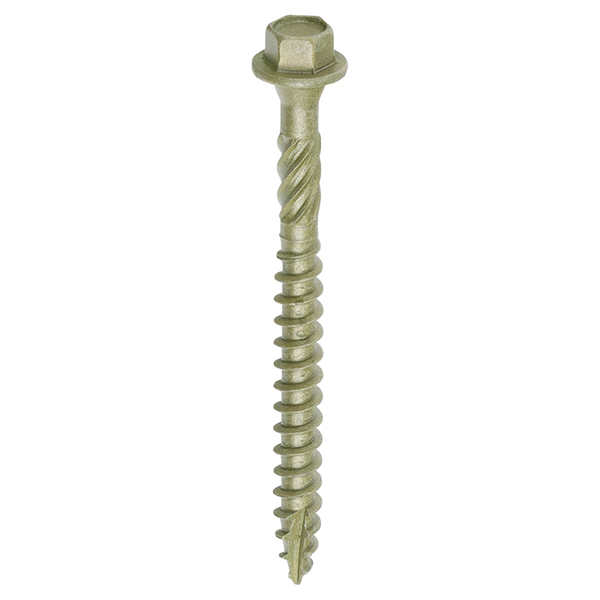 Timber Frame Screws Hex Head - 6.7 x 75mm - Green - Pack of 50 - view 2