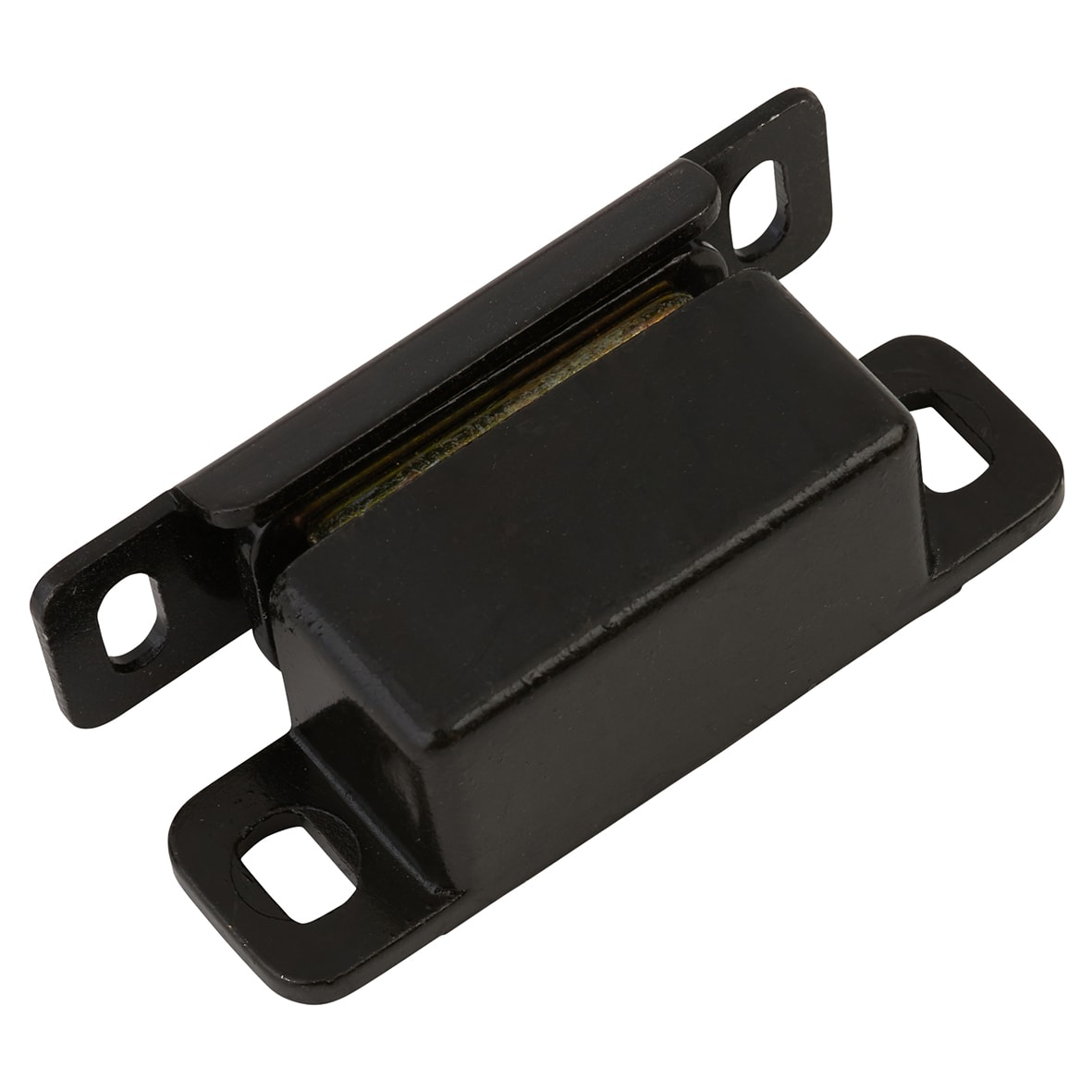 Magnetic Catch - 46 x 20 x 14mm - 6kg Pull - Matt Black - view 2