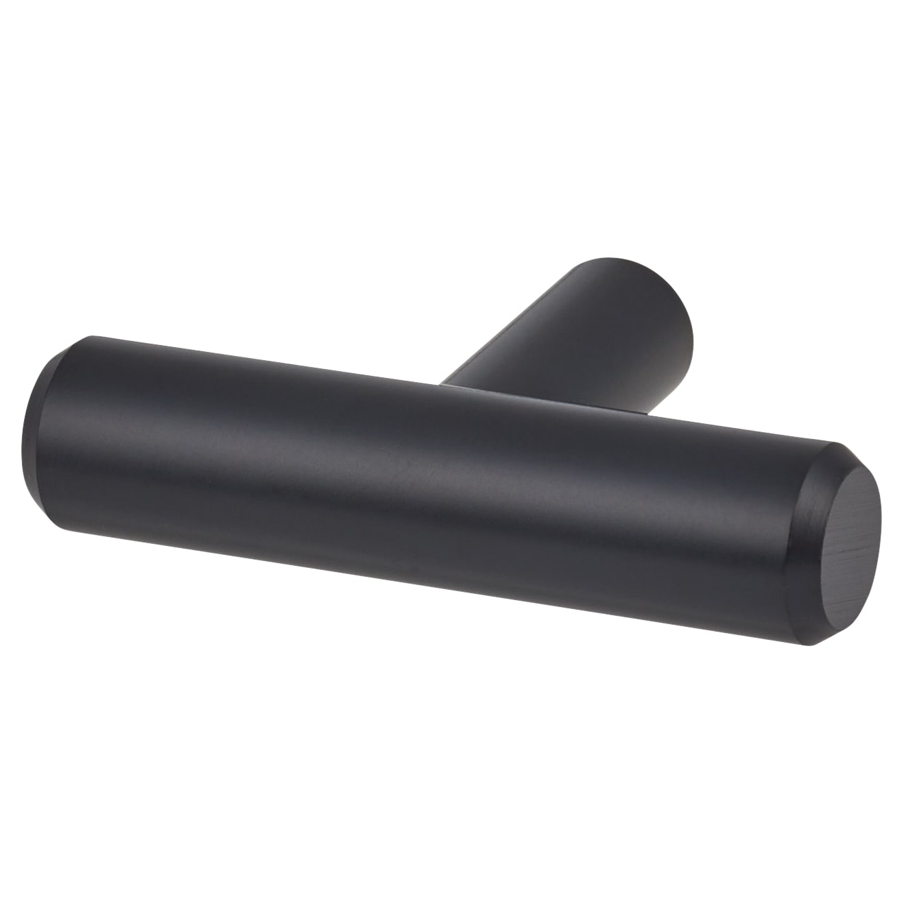 12mm T-Bar Cabinet Knob - 50 x 32mm - Matt Black - view 2