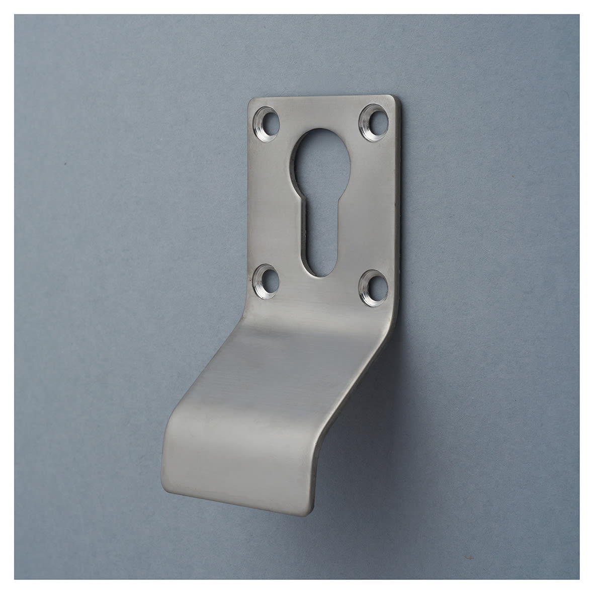 Satin Stainless Steel Euro Cylinder Pull - 92 x 43mm - view 6