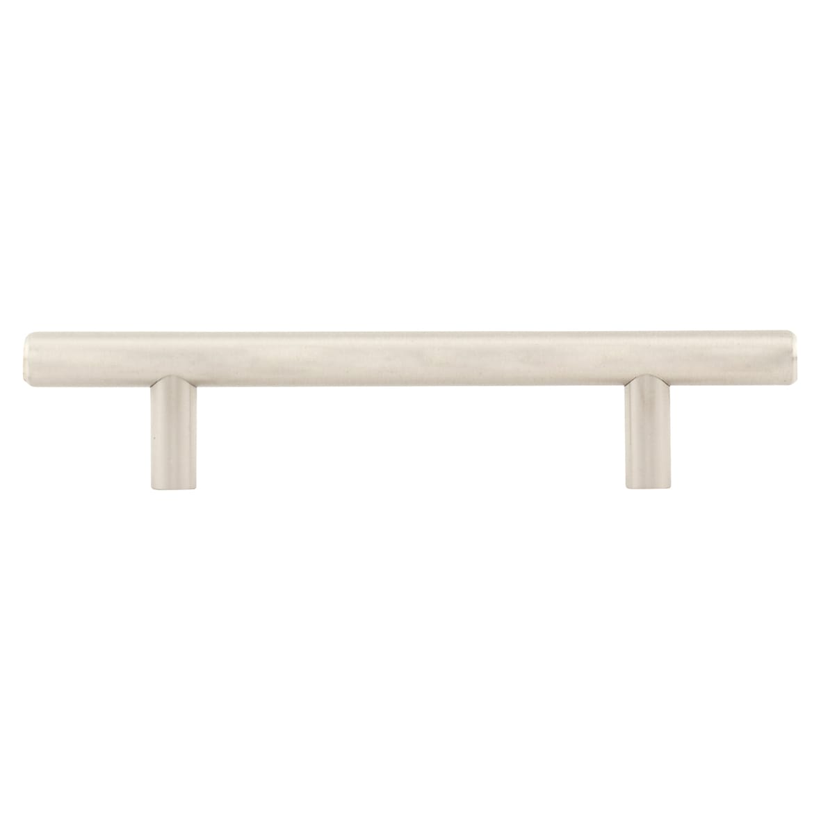 12mm T-Bar Cabinet Pull Handle - 96mm Centres - Satin Nickel - view 2