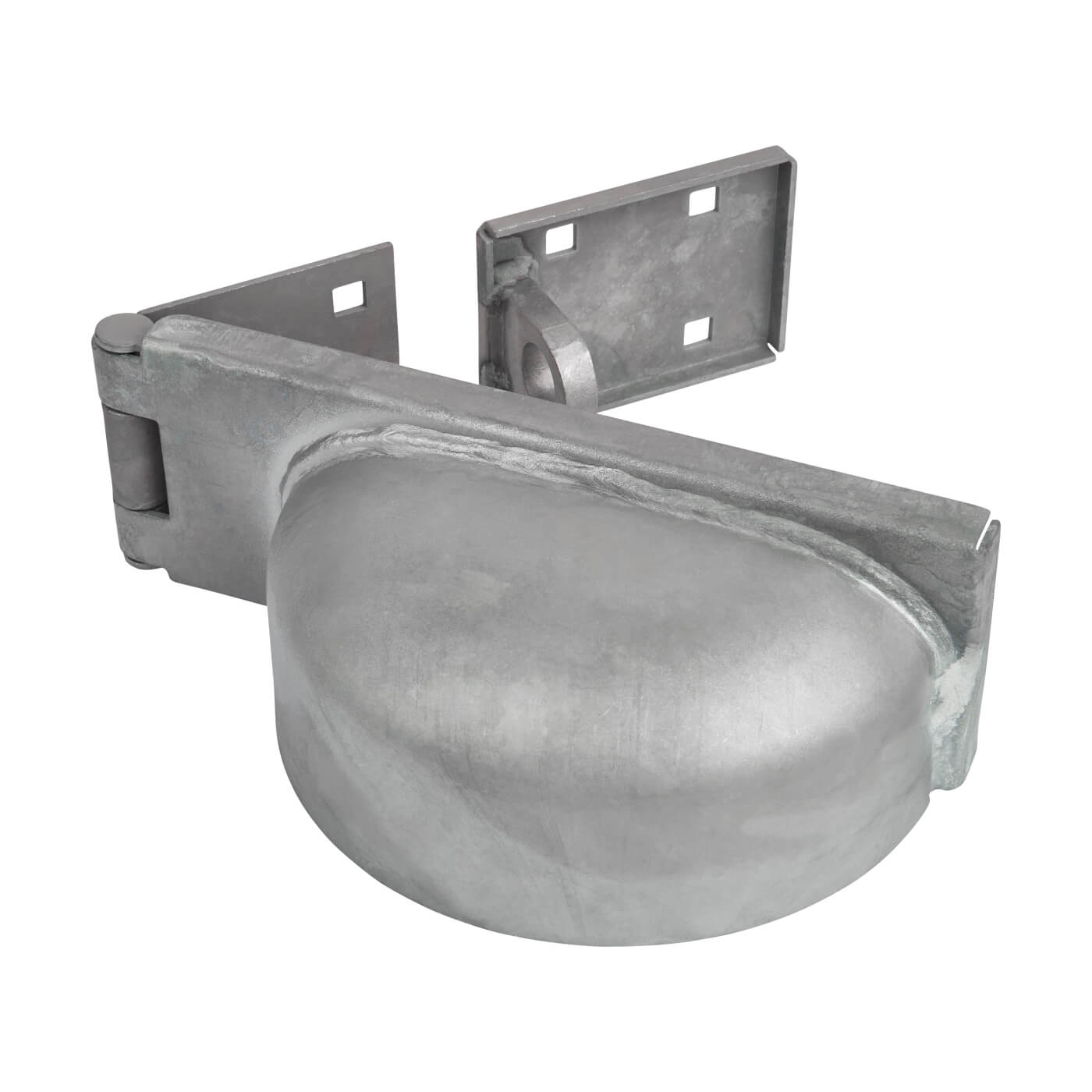Padlock Protector - 180 x 50 x 64mm - Right Hand - Galvanised - view 2