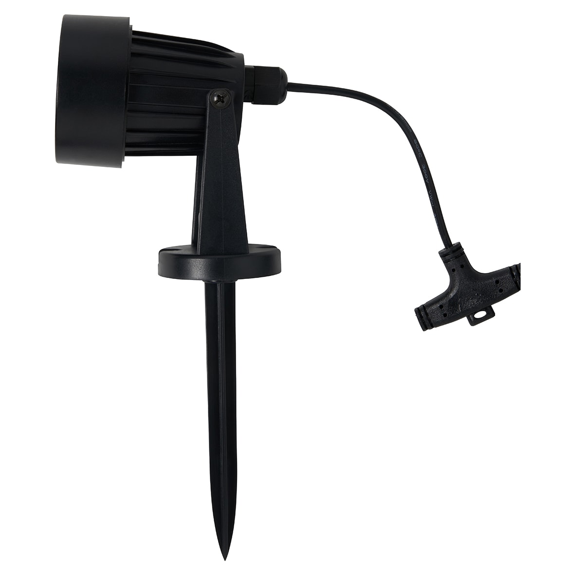 Forum Zink Maltby 2W LED Solar Ground Spike Garden Light Kit - IP65 - 4000K/RGB - Black - Pack of 4 - view 7