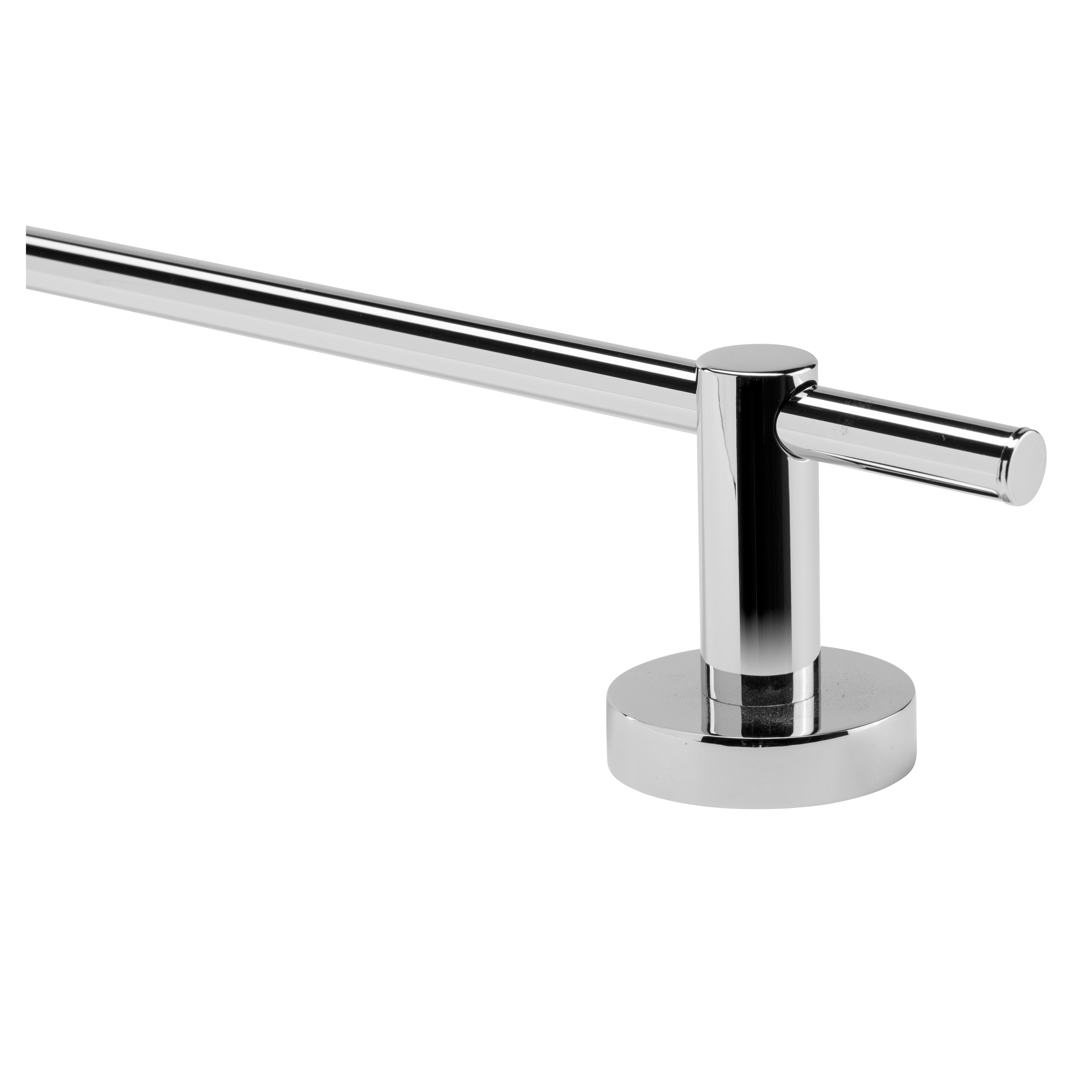 Romsey Round Towel Rail - 53 x 690 x 73mm - Polished Chrome - view 4