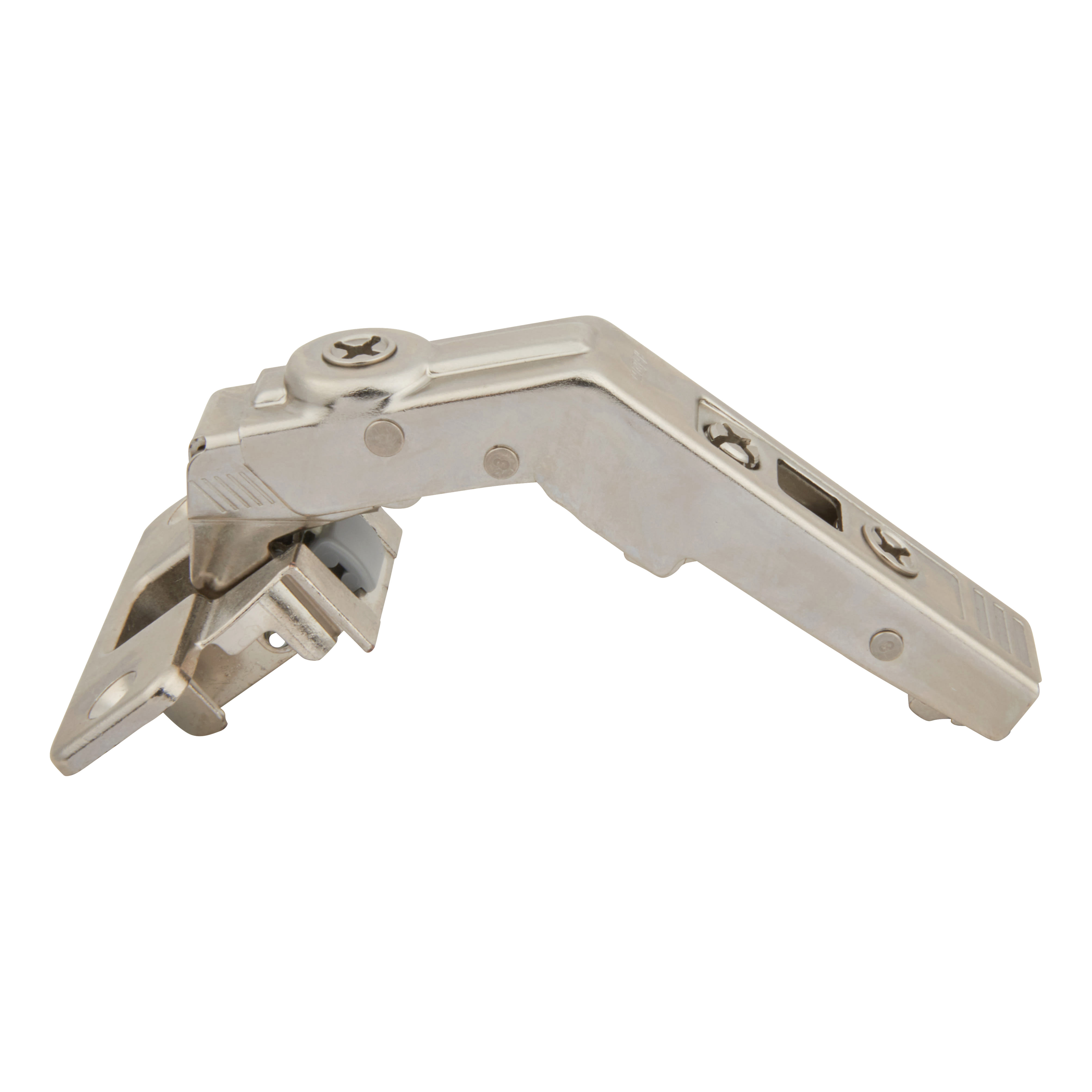 CLIP Top Bi Fold Cabinet Hinge - 60° - Sprung - Zinc Plated - Pair - view 3