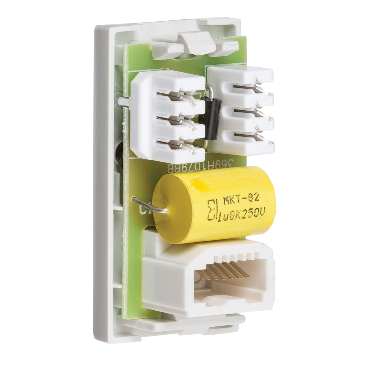 Master Telephone Euro Module - IDC - White - view 4