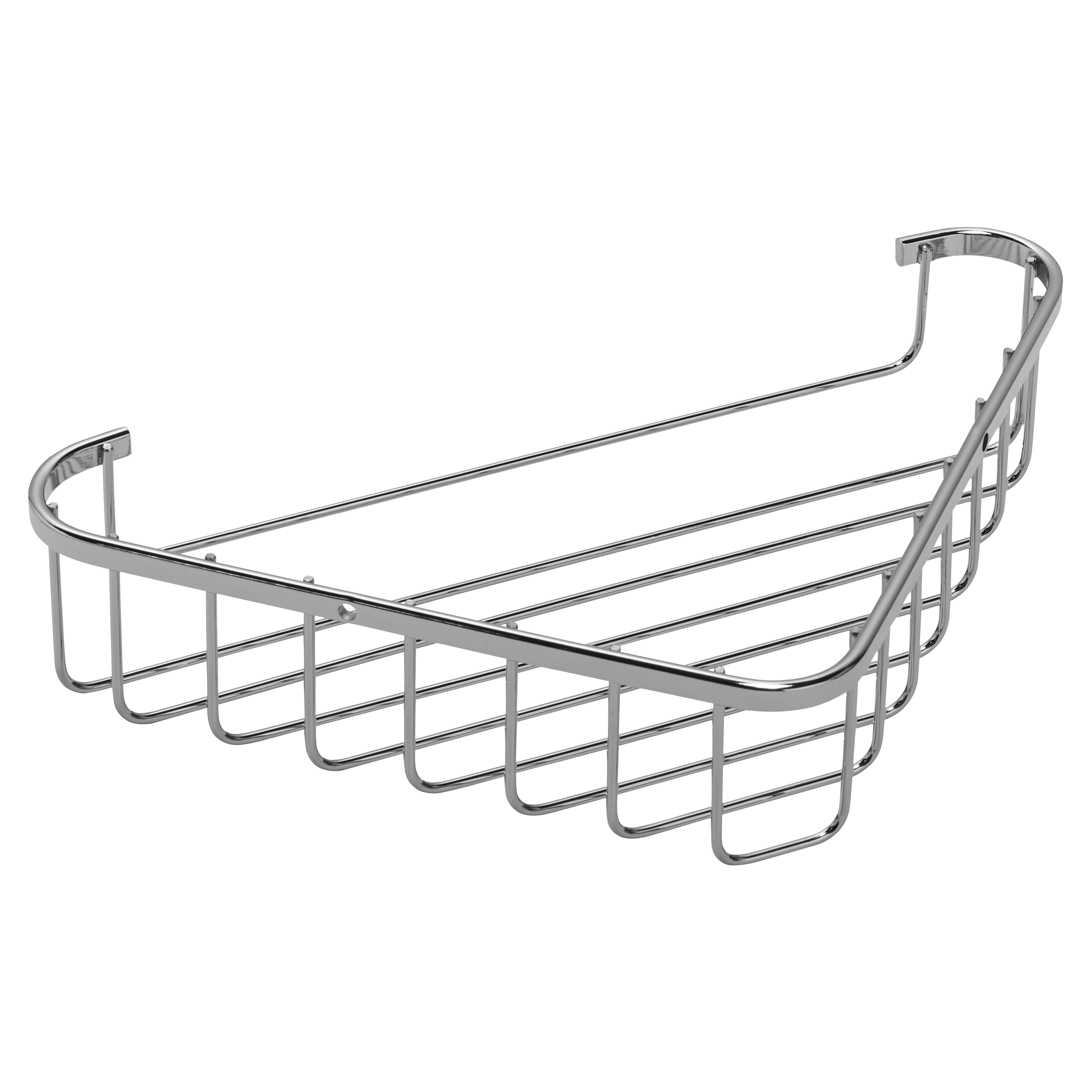 Wirework Medium Corner Shower Soap Dish Basket - 60 x 280 x 165mm - Stainless Steel - view 3
