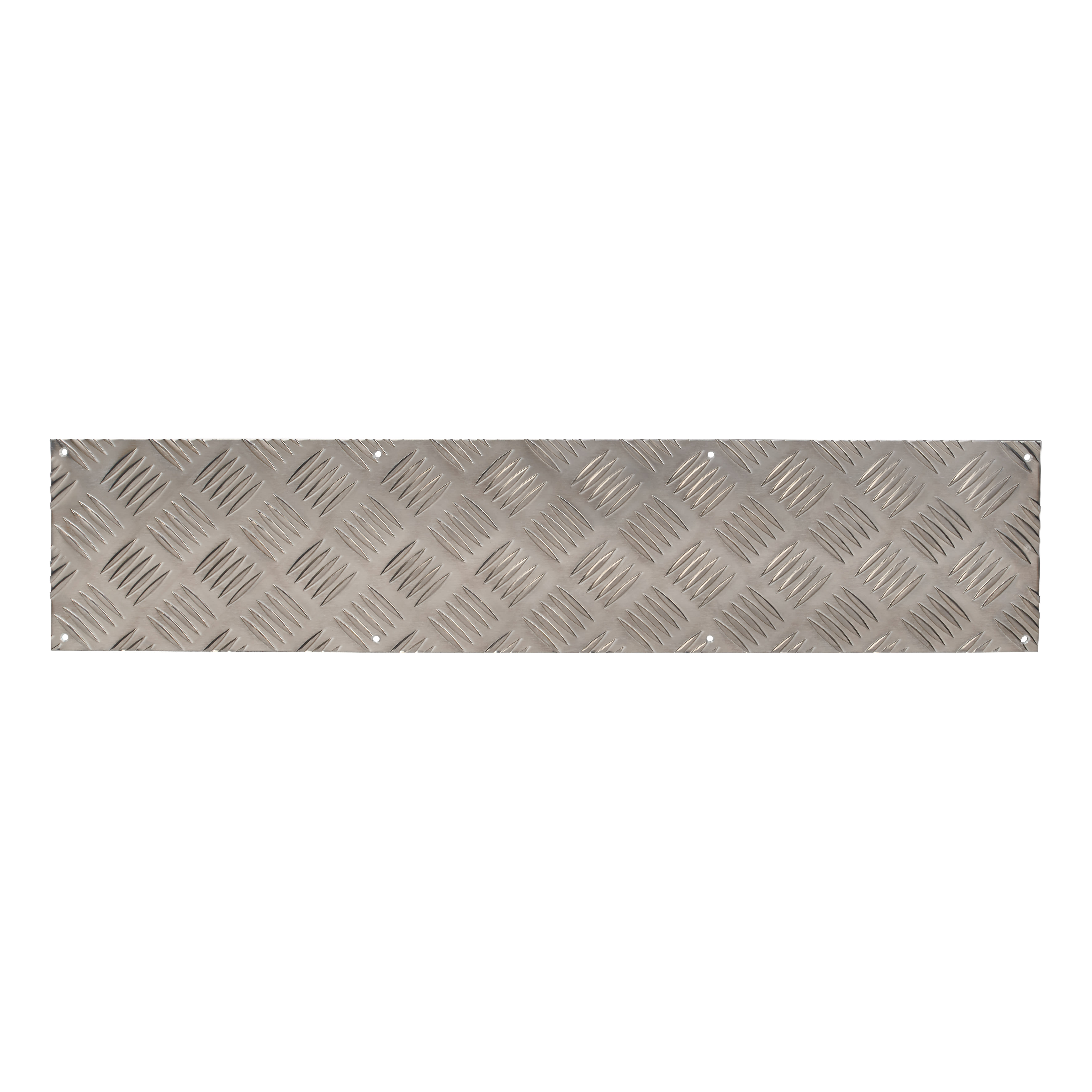 Aluminium Kick Plate / Finger Plate - Made to Measure - 3mm - 5 Bar Tread - Mill - view 2