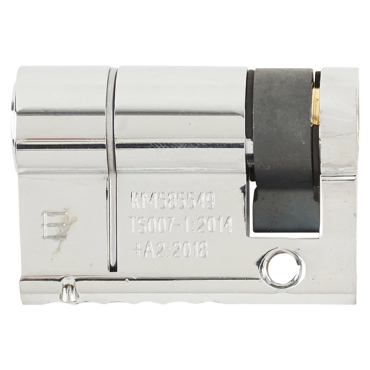 1 Star 6 Pin 46mm Euro Single Cylinder - 36 + 10mm - Polished Chrome - Keyed to Differ - view 2