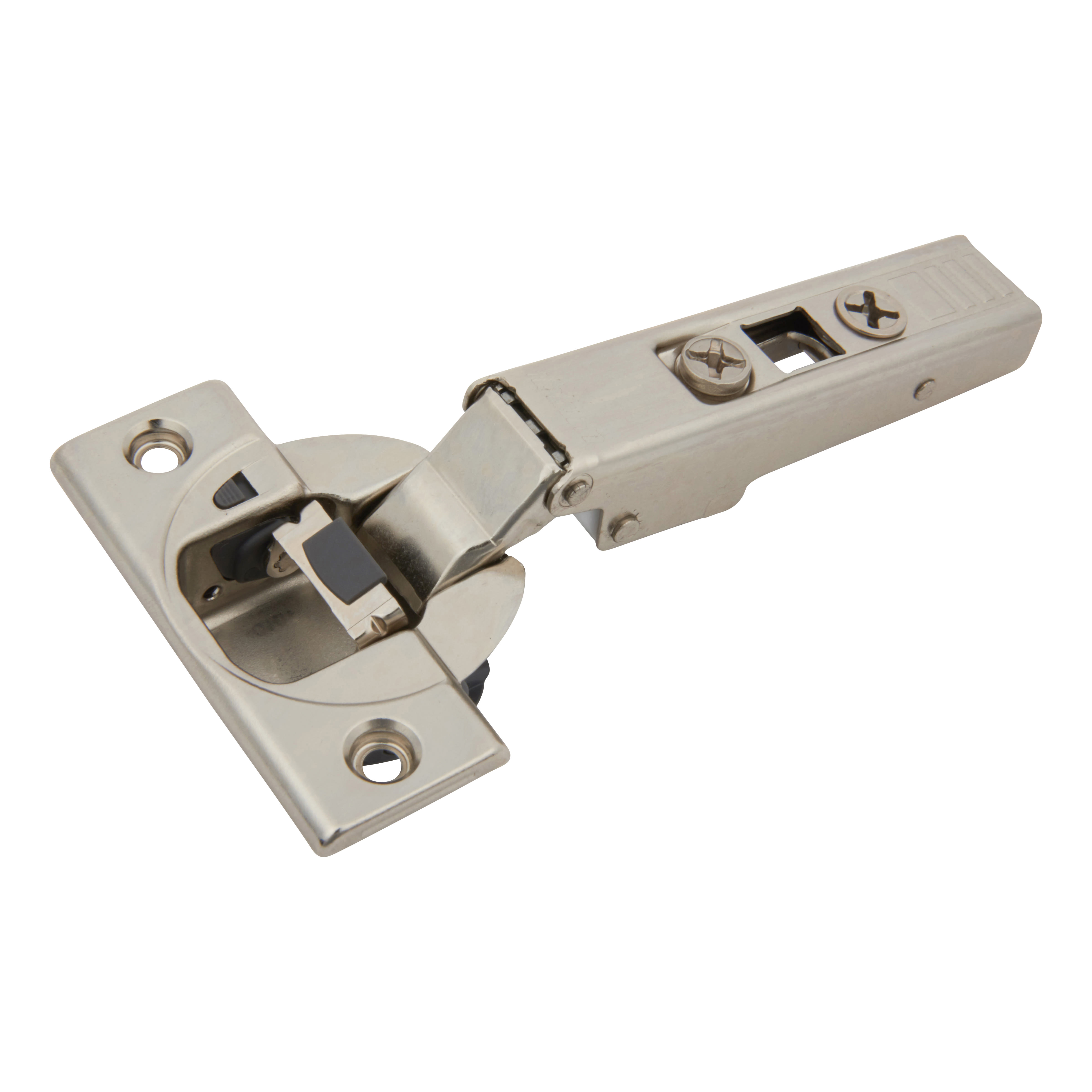 CLIP Top Soft Close Cabinet Hinge Pack with 0mm Mounting Plates - 110° - Overlay - Pair - view 5